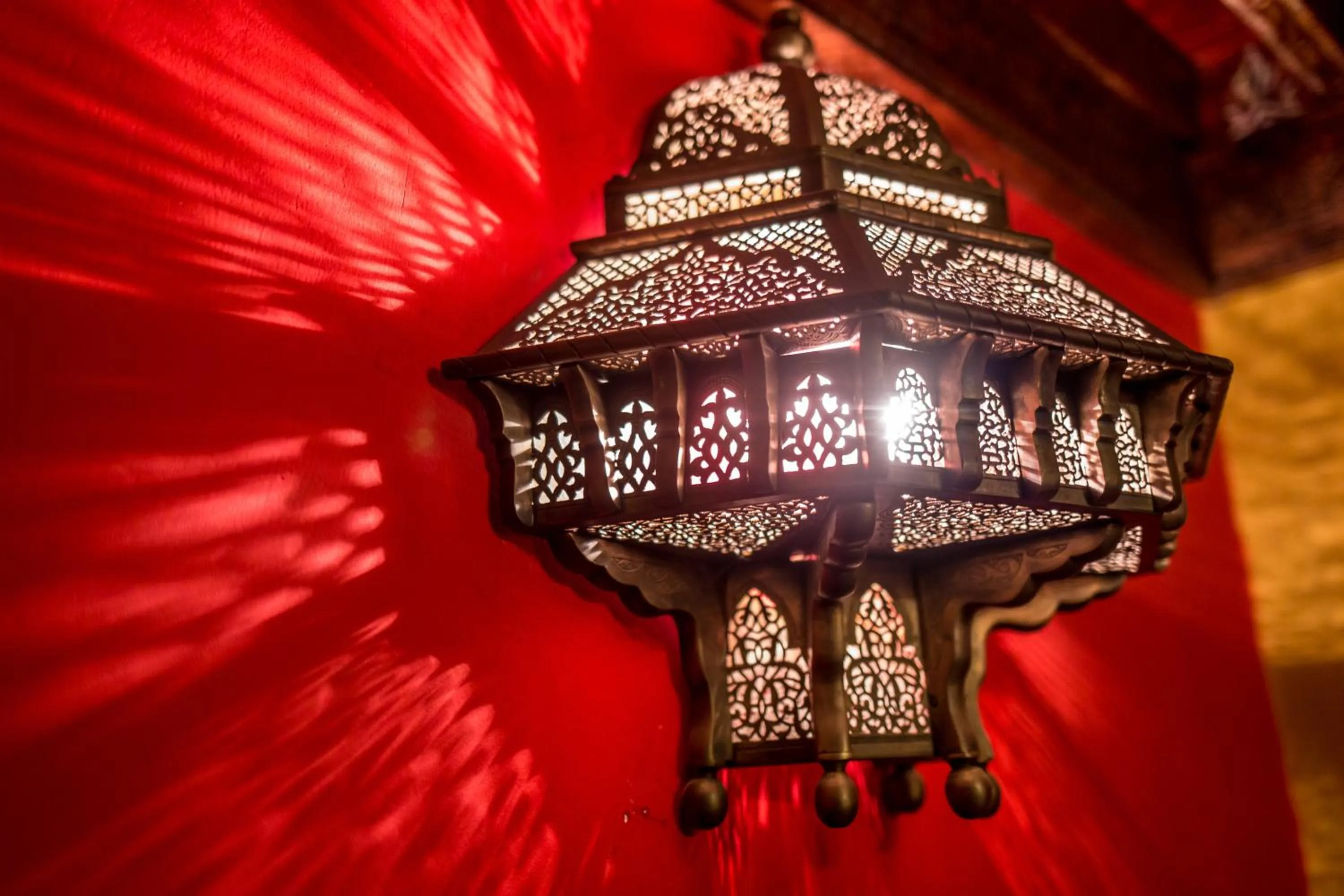Decorative detail in Riad La Maison Verte