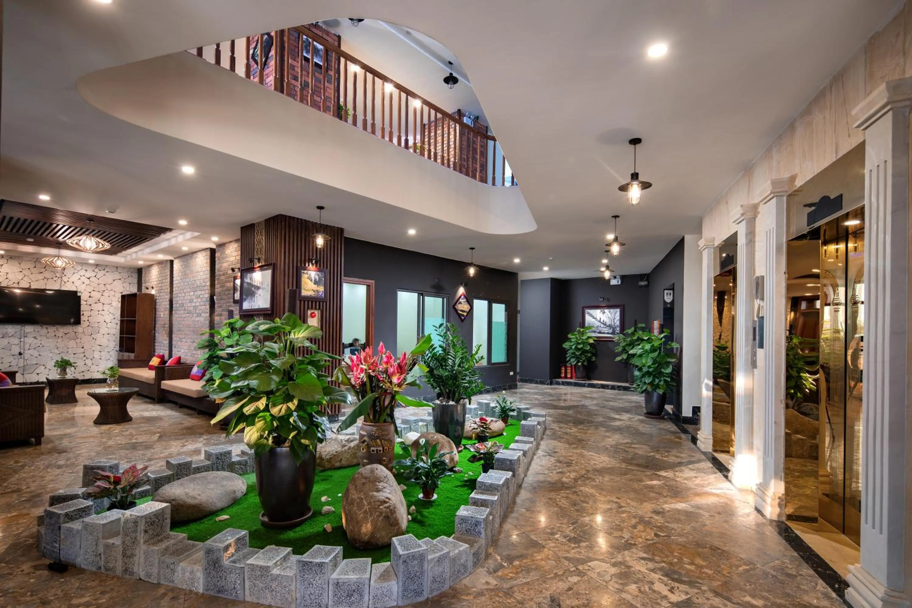 Lobby or reception in The View Sapa Hotel