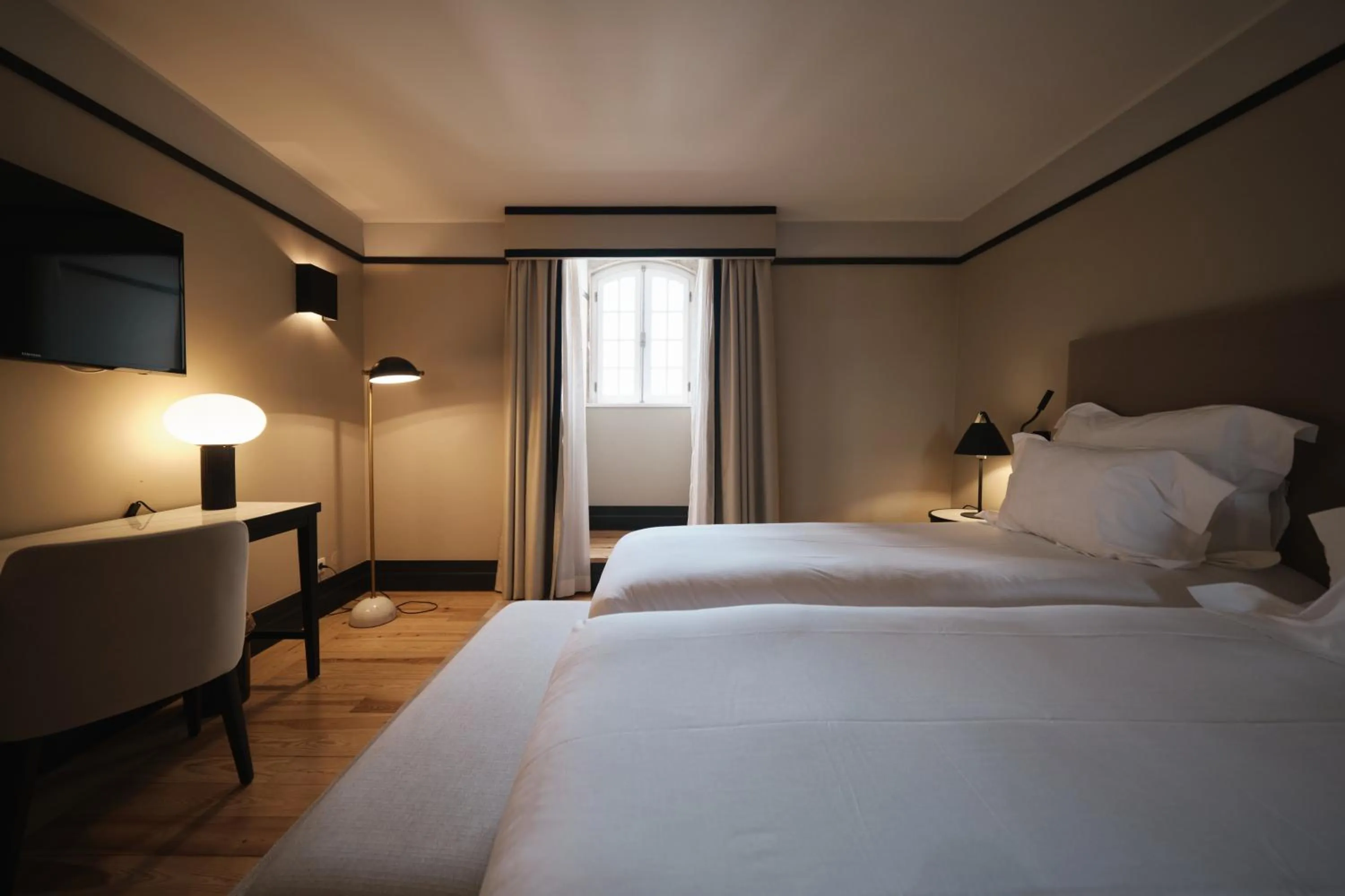 Bed in Palacio da Lousa Boutique Hotel