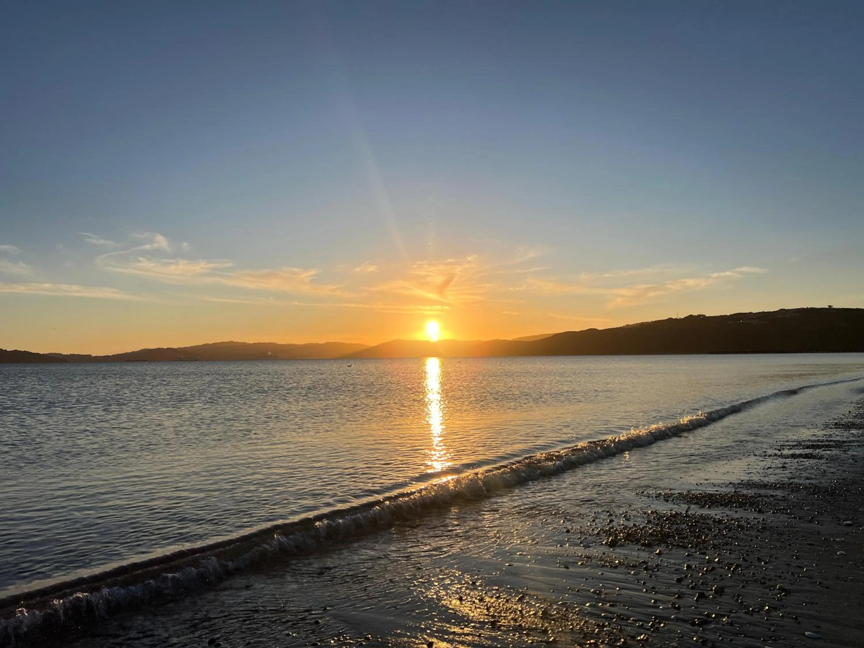 Sunset in BKs Premier Motel Esplanade