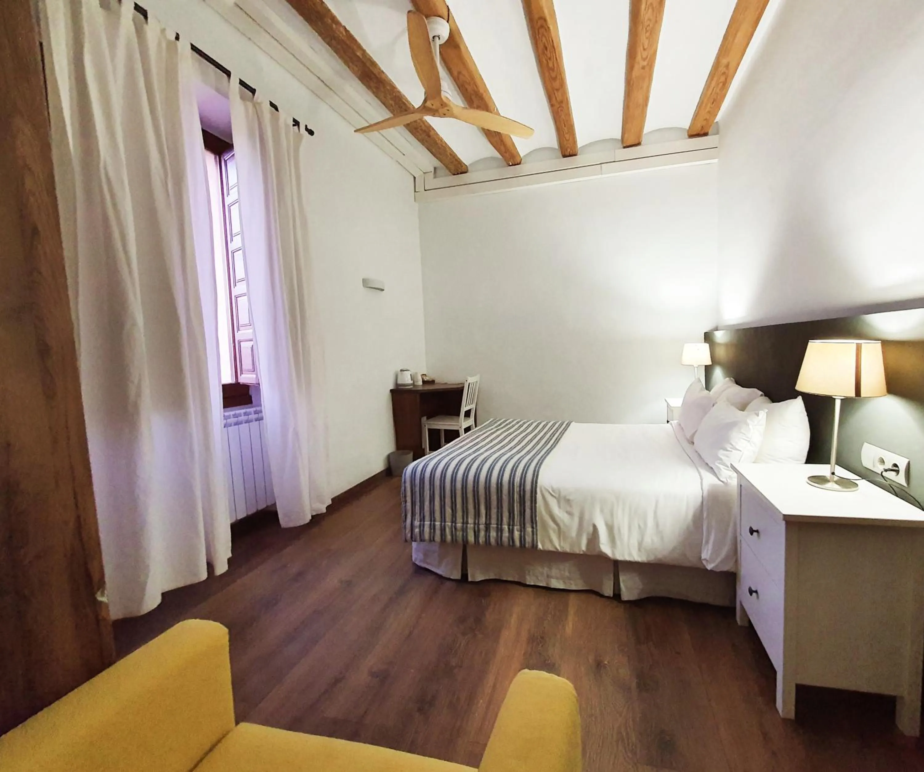 Bed in La Frasera Alojamiento Rural