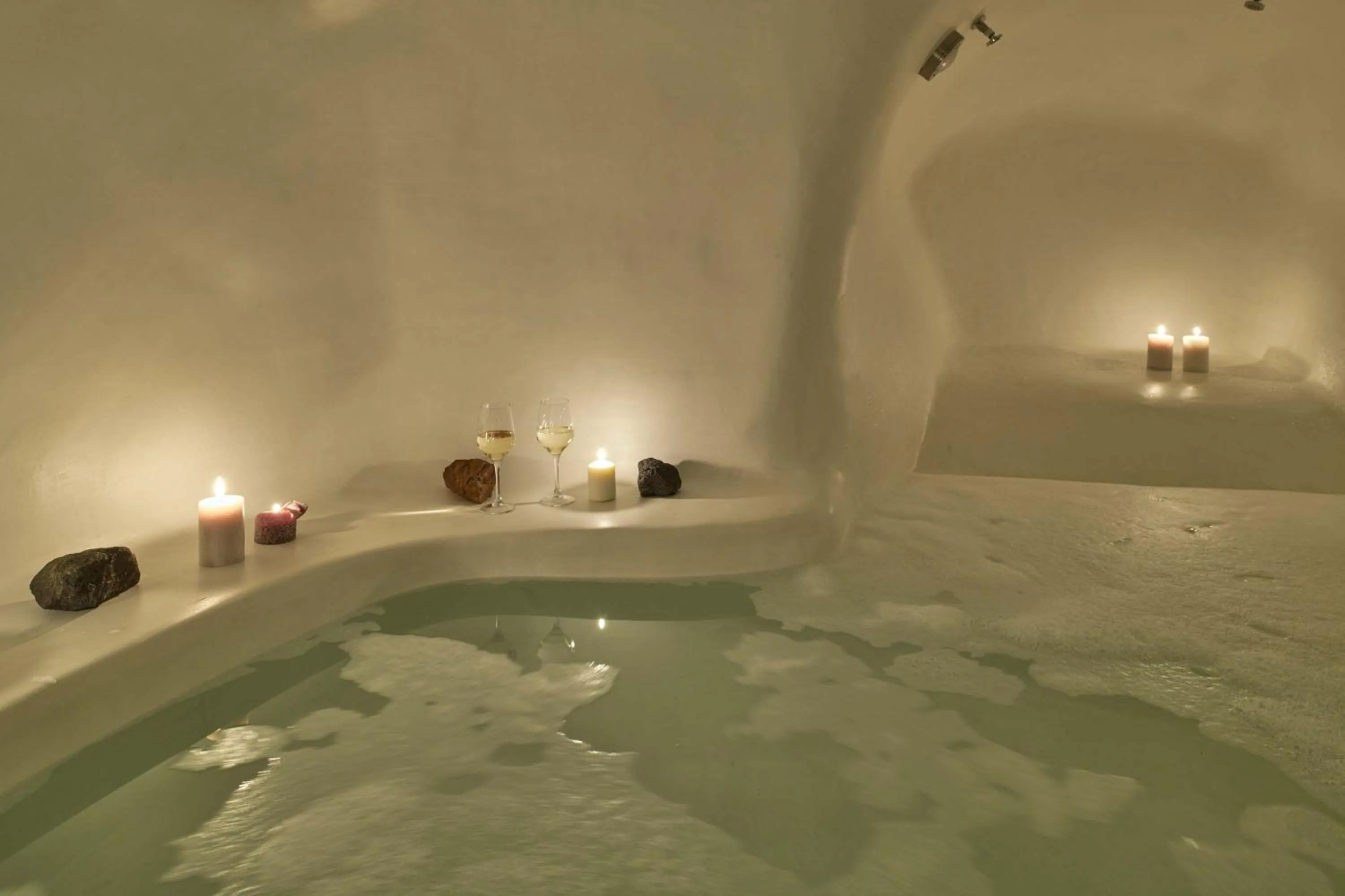 Bathroom in Cave Suite Oia