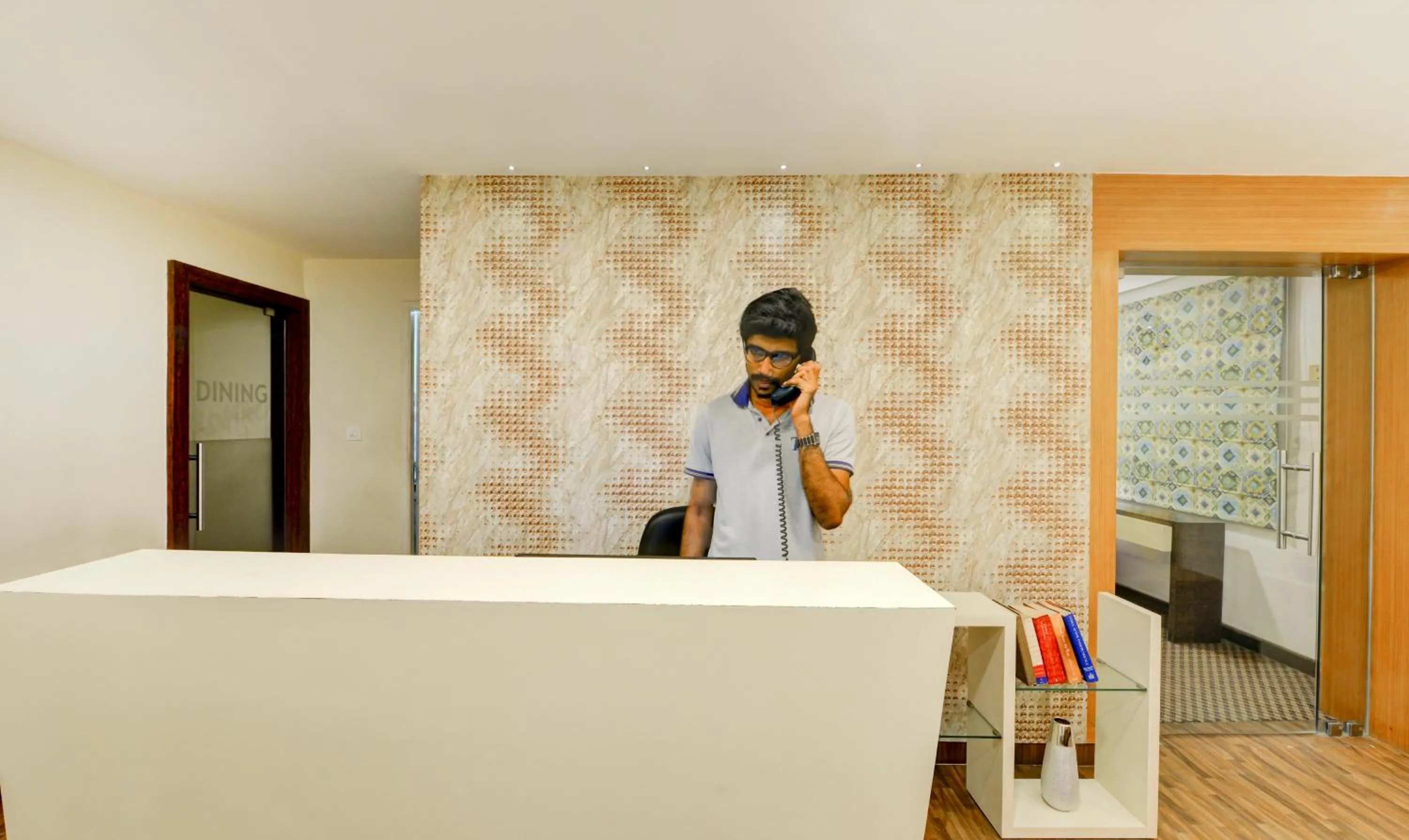 Lobby or reception in Treebo Welcome Inn, Porur