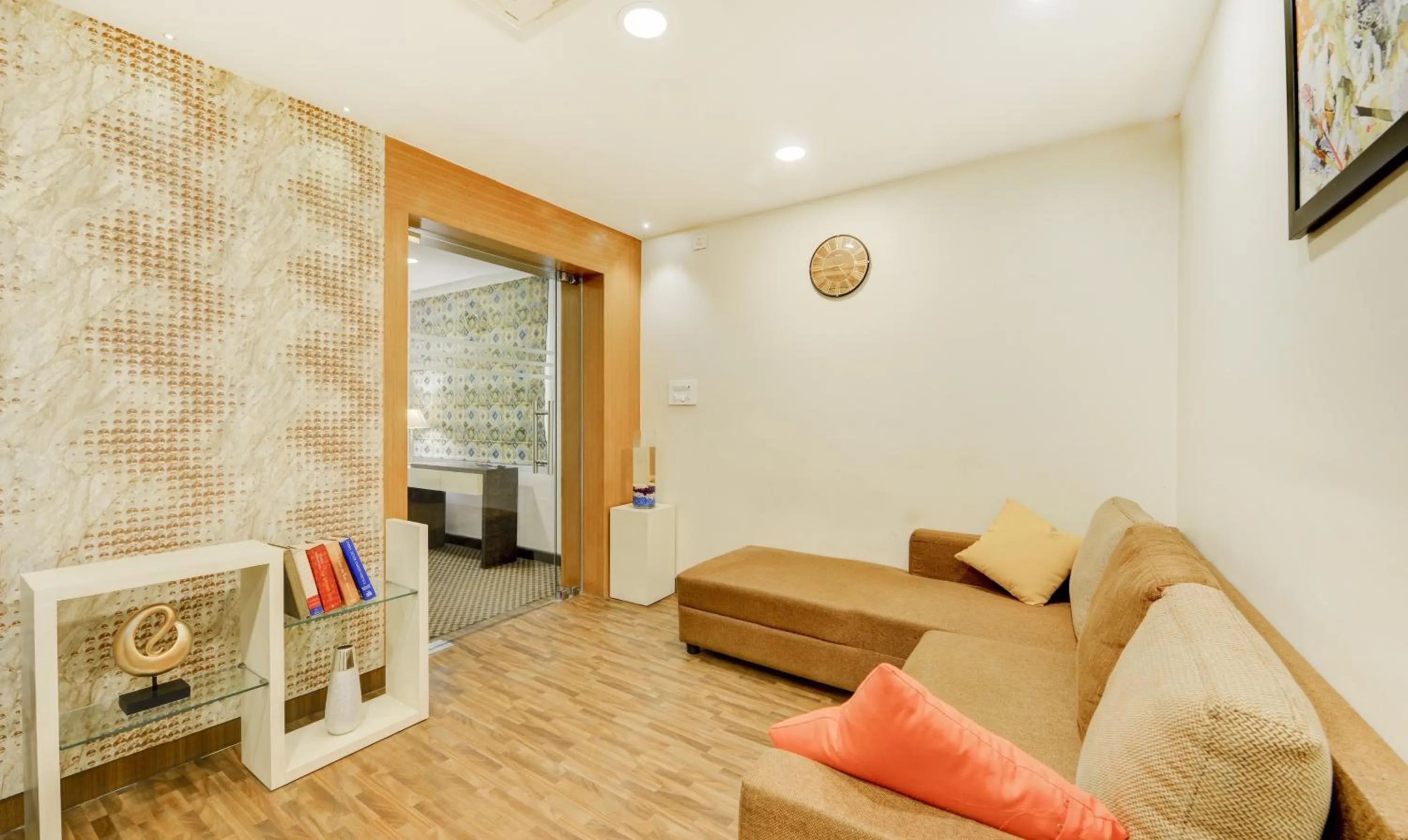 Seating area in Treebo Welcome Inn, Porur