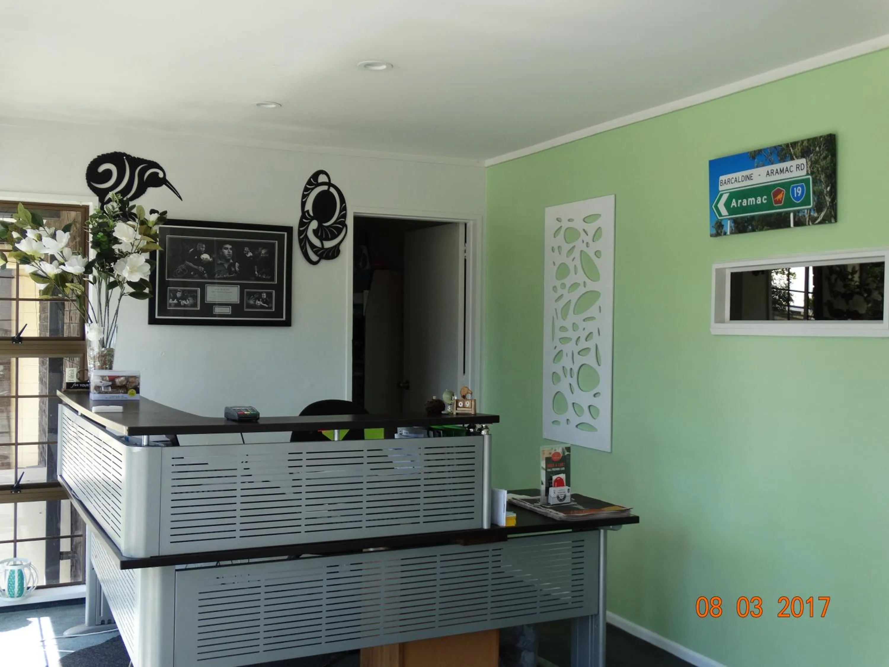 Facade/entrance in Ambassador Motel