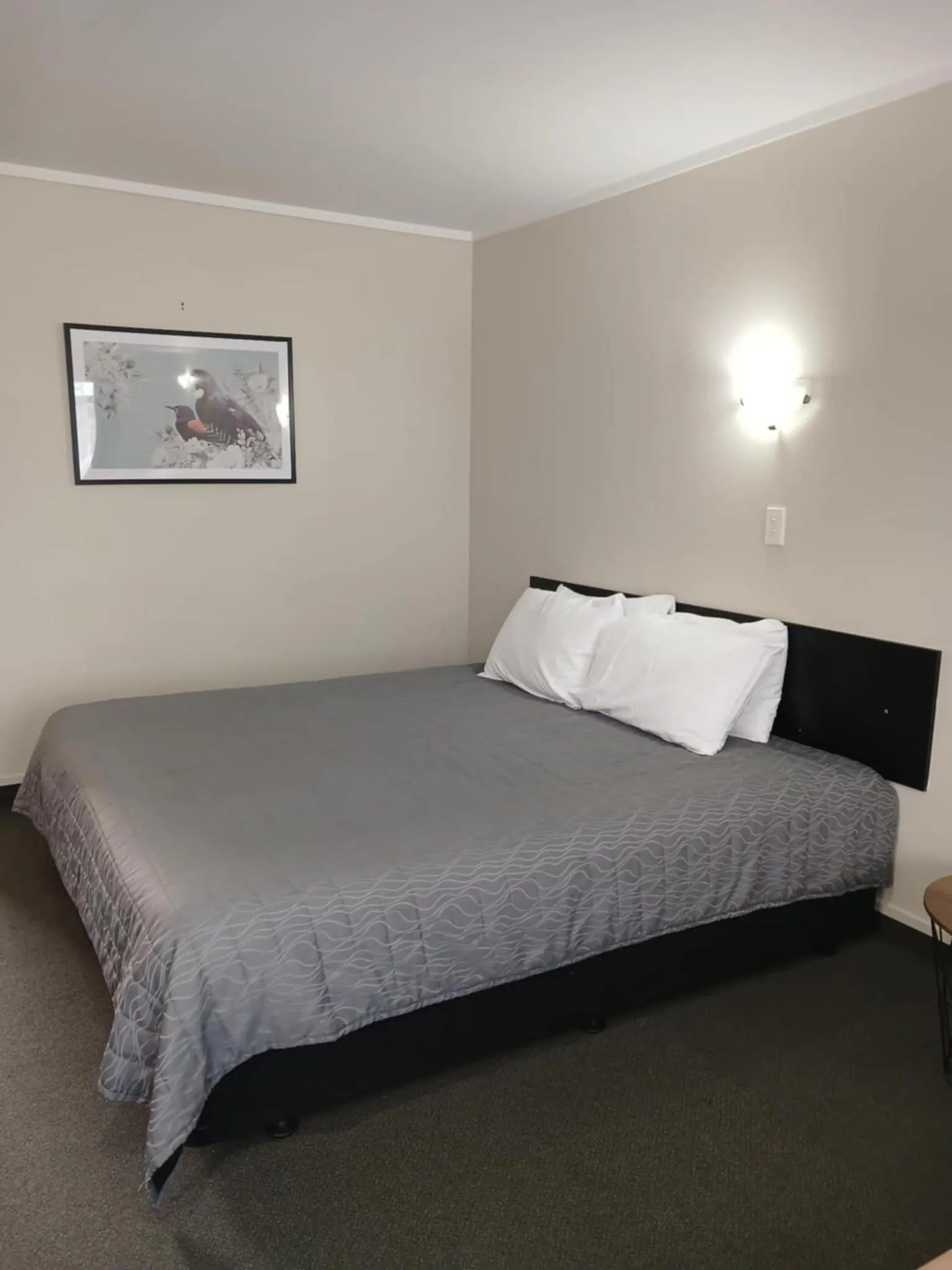 Bed in Ambassador Motel