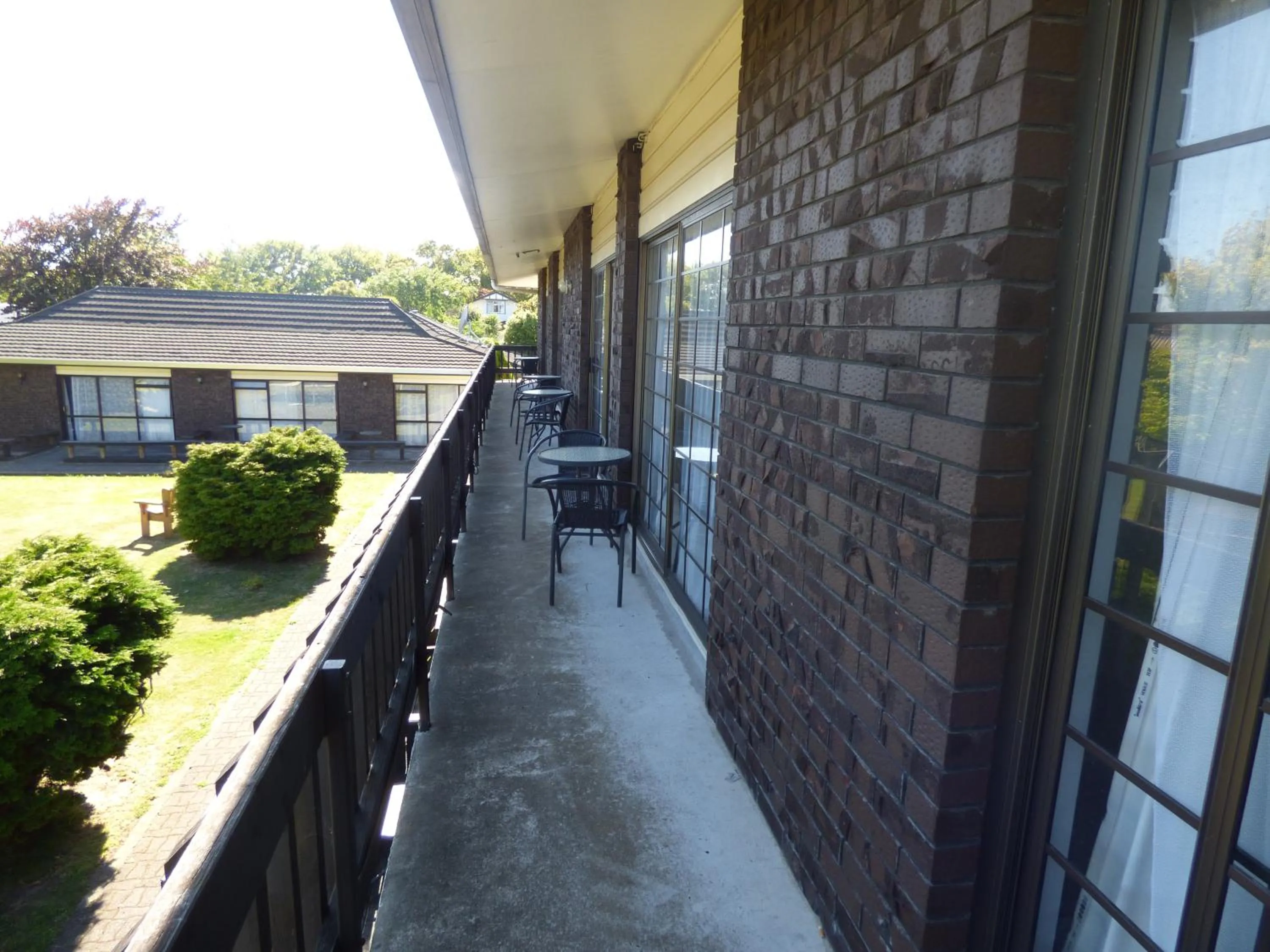 Patio in Ambassador Motel