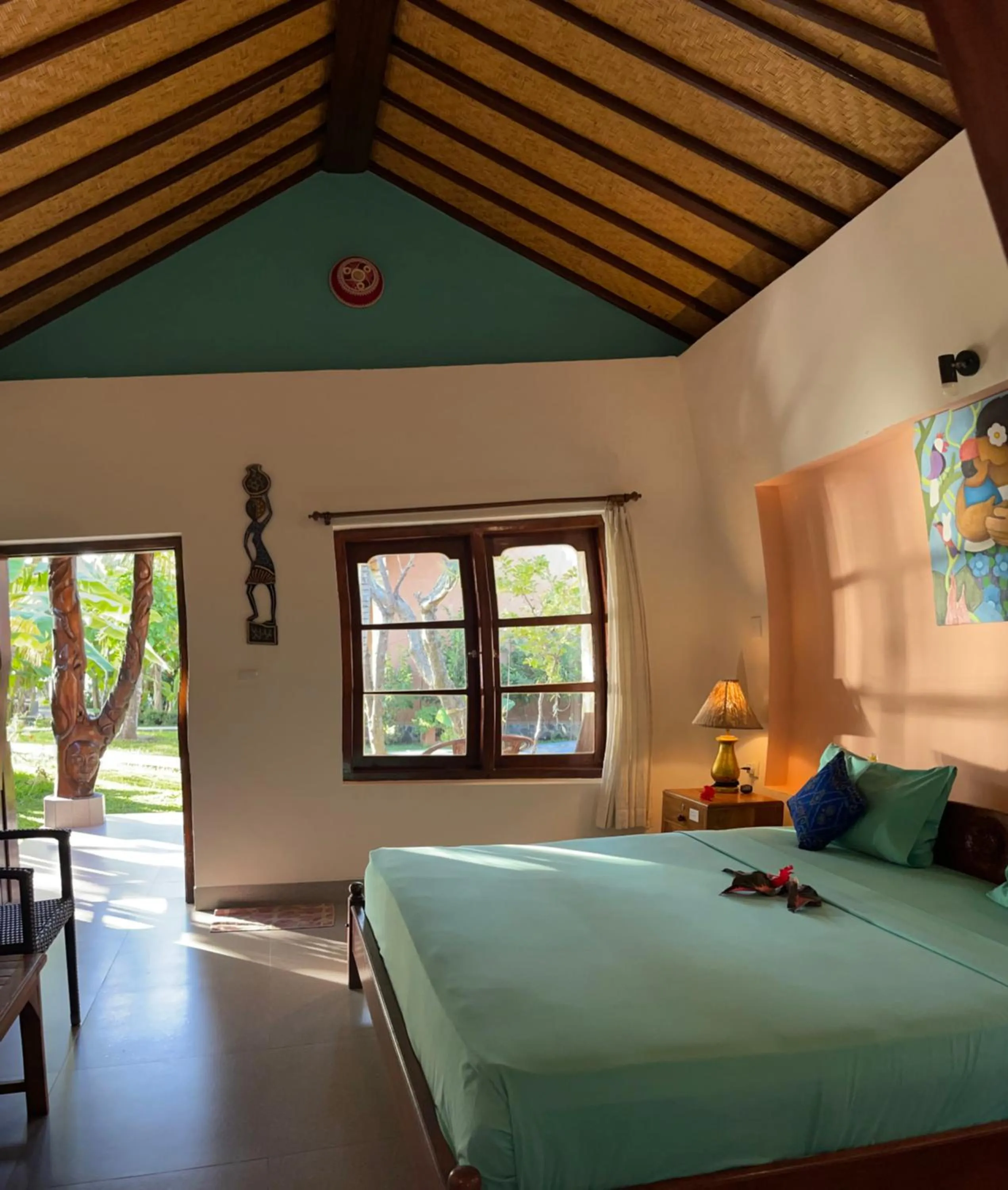 Bedroom, Bed in 1000 Dream Bungalow