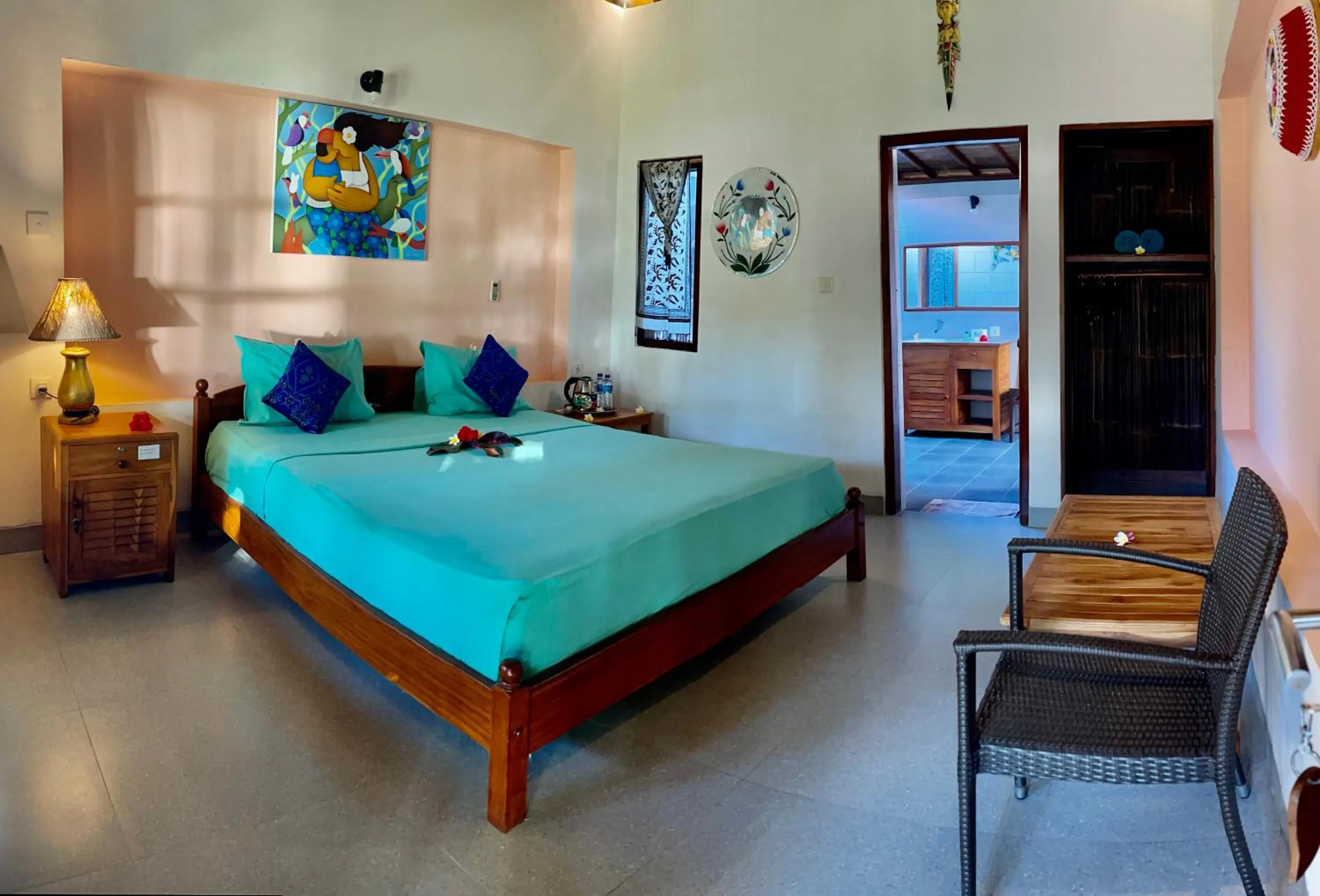 Bedroom, Bed in 1000 Dream Bungalow