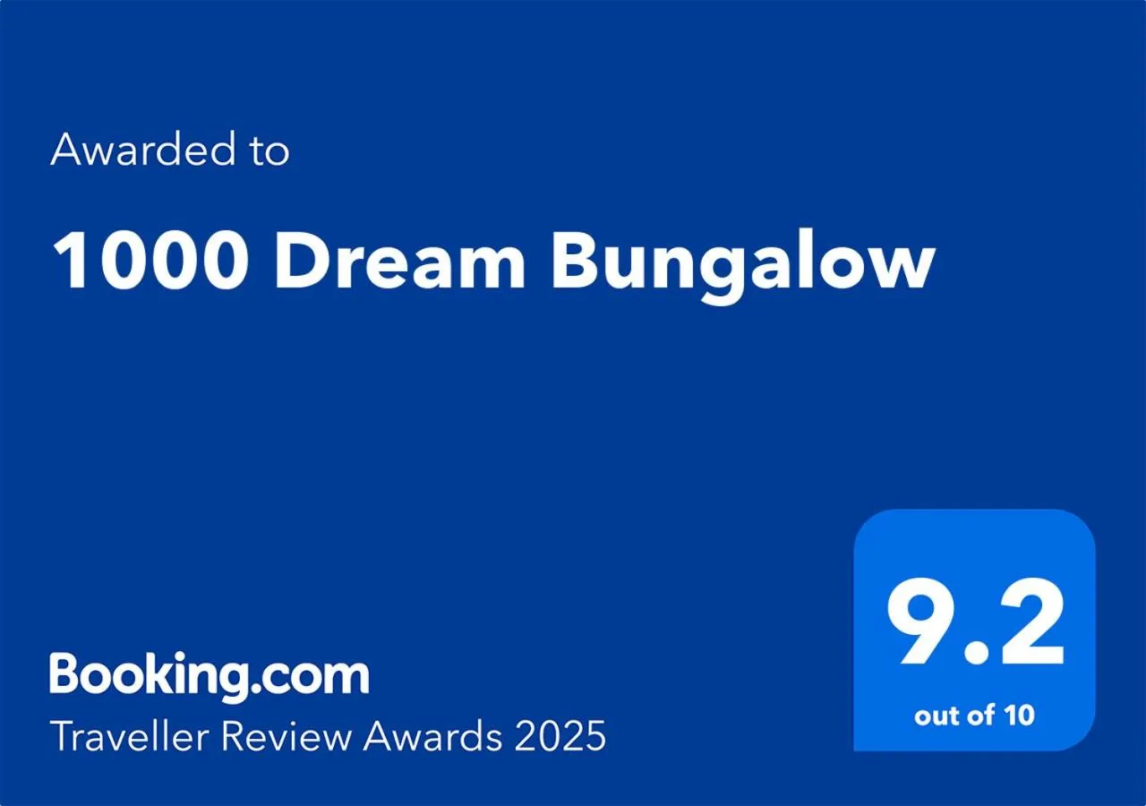 Certificate/Award in 1000 Dream Bungalow