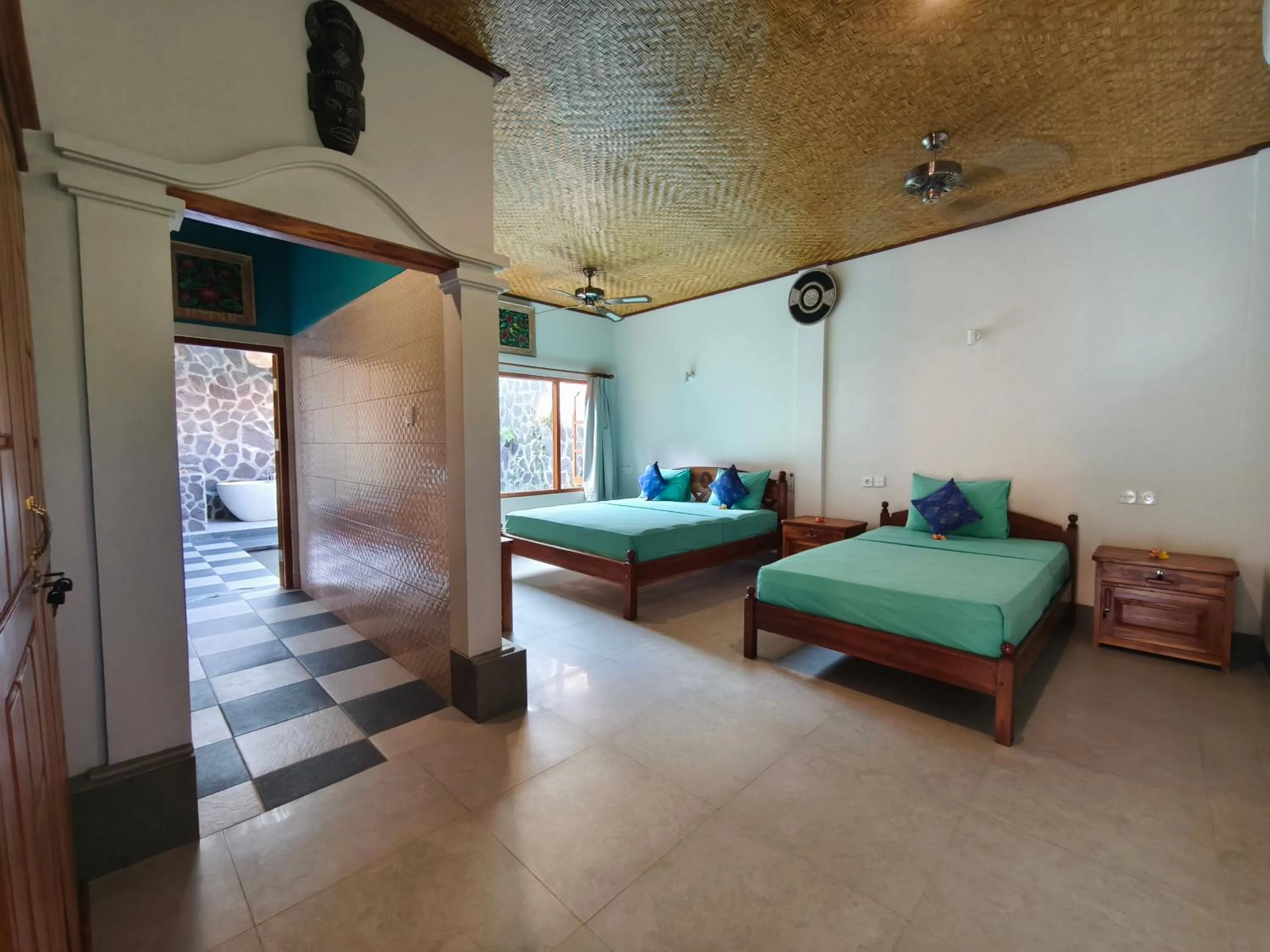 Bed in 1000 Dream Bungalow