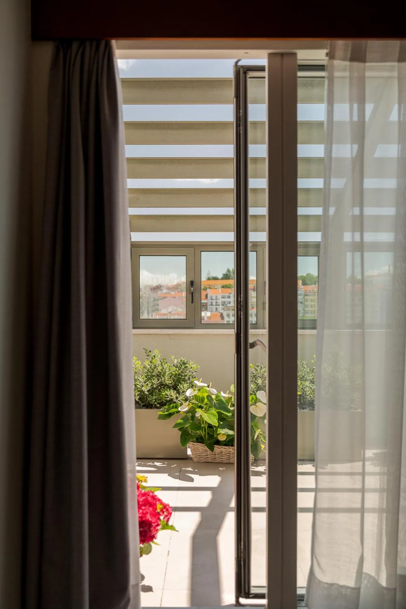 Patio in Hotel Dom Carlos Liberty