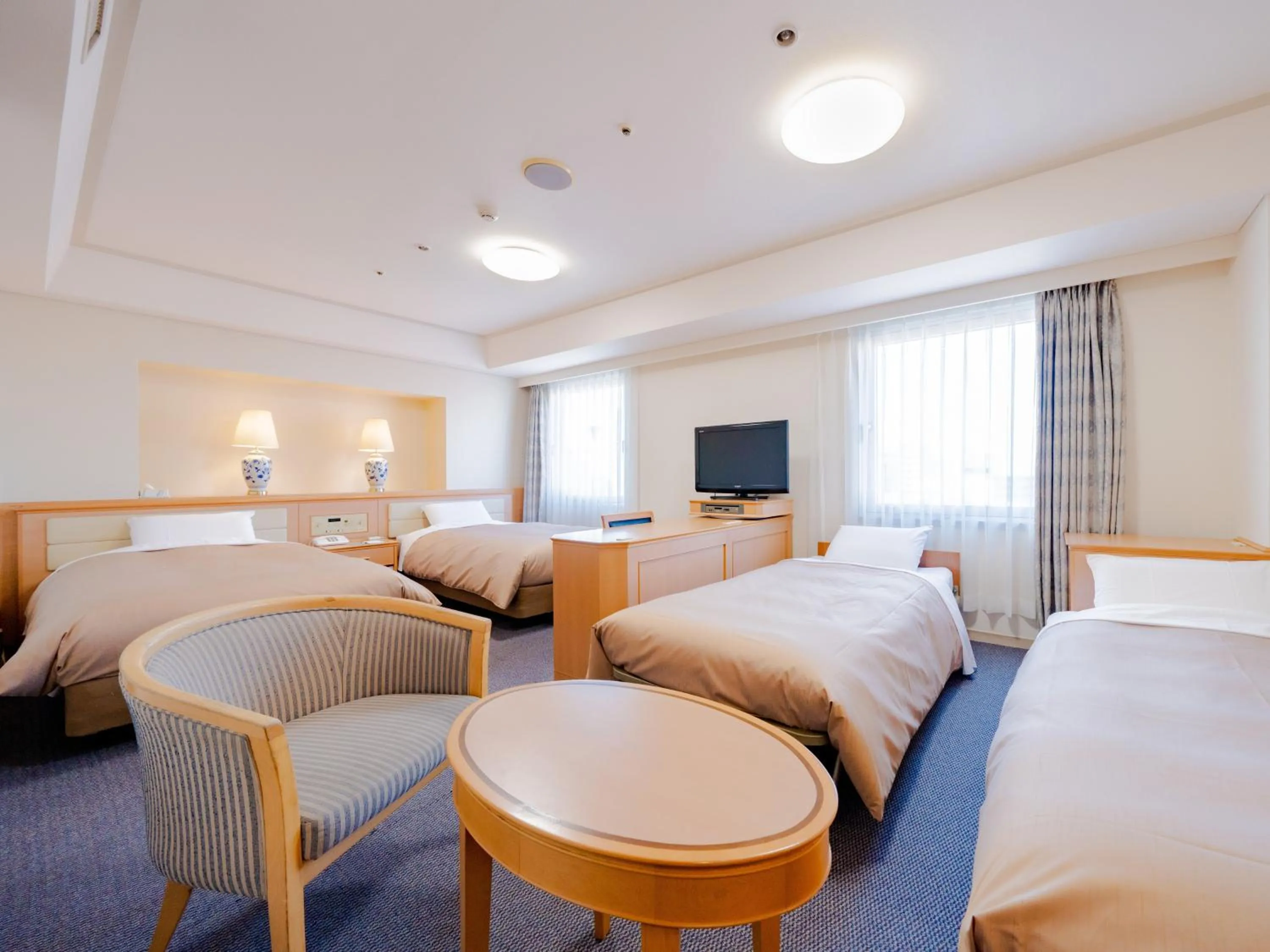 Bed in Hotel Grand Terrace Obihiro