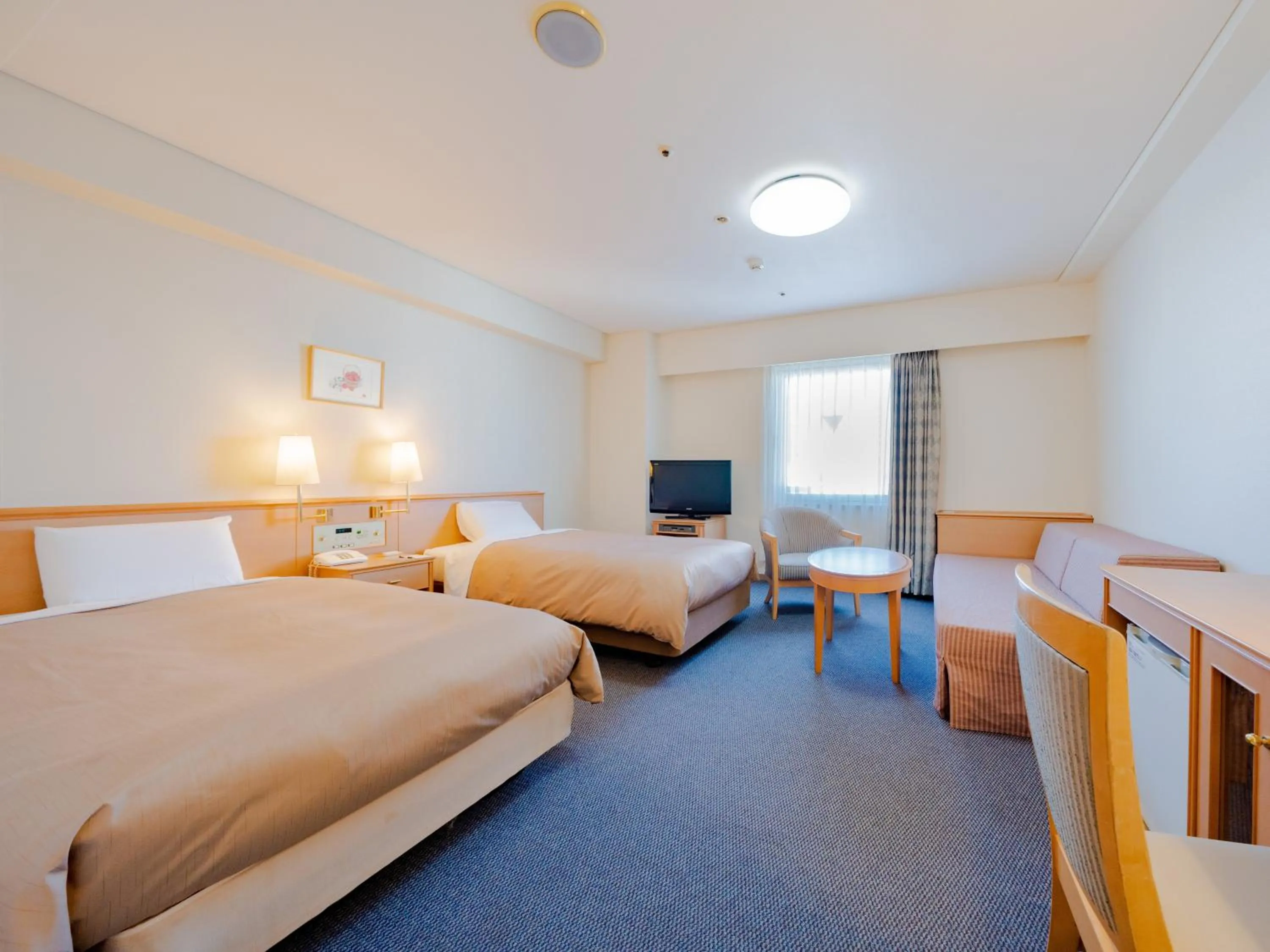 Bed in Hotel Grand Terrace Obihiro