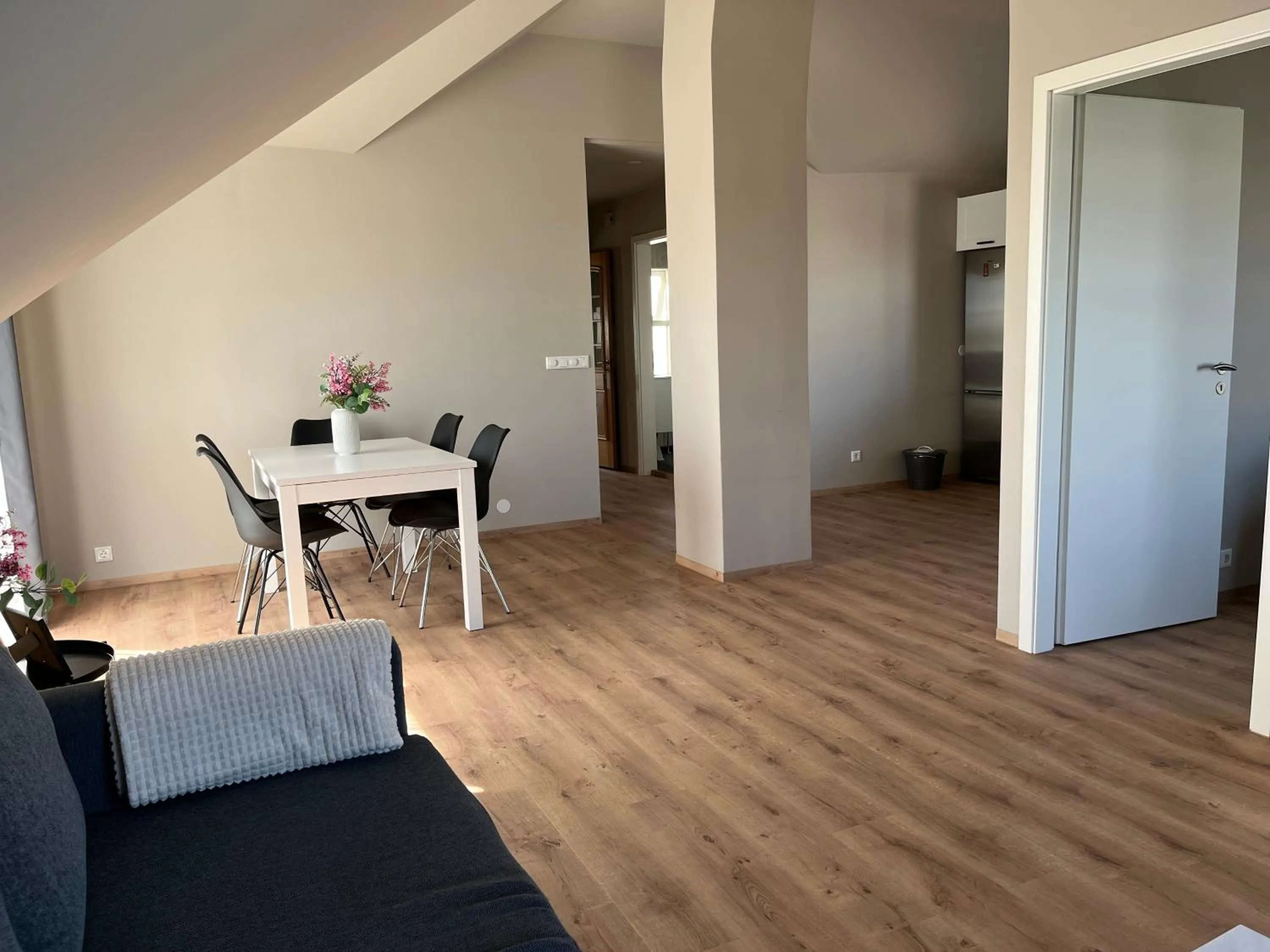 Seating area in Hvammur Apartments by the Harbour