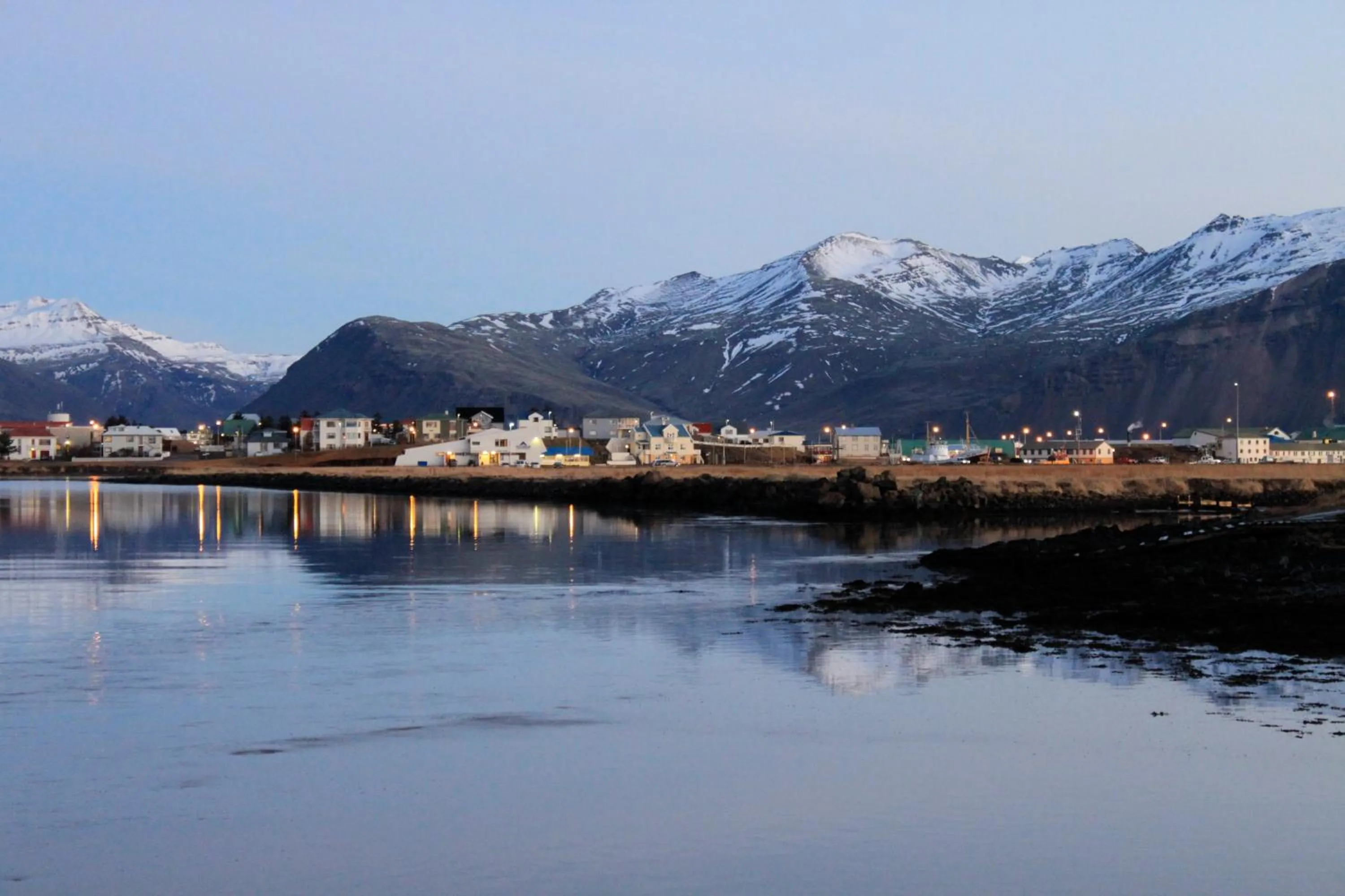Area and facilities in Hvammur Apartments by the Harbour