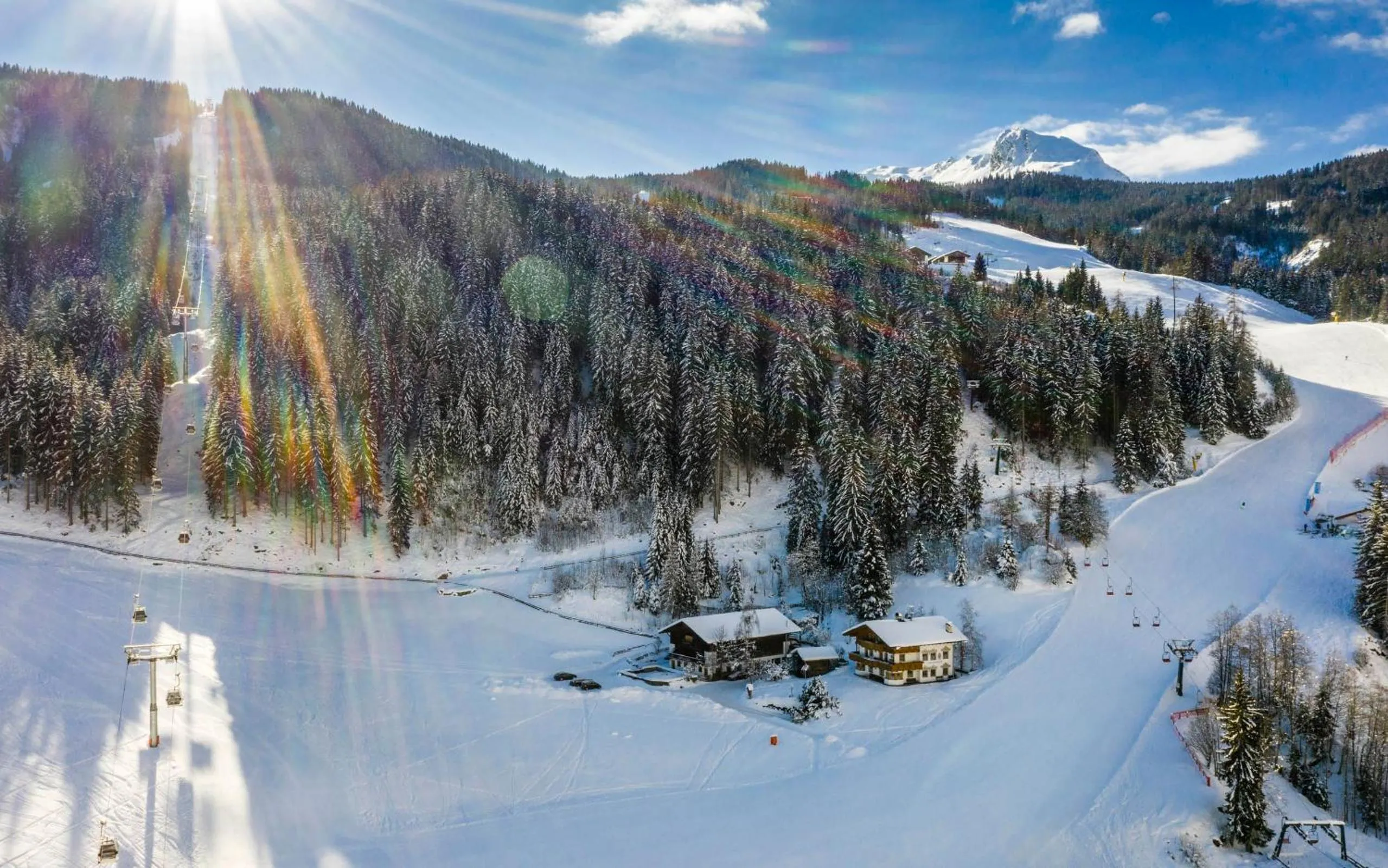 Natural landscape in Hotel Seeber