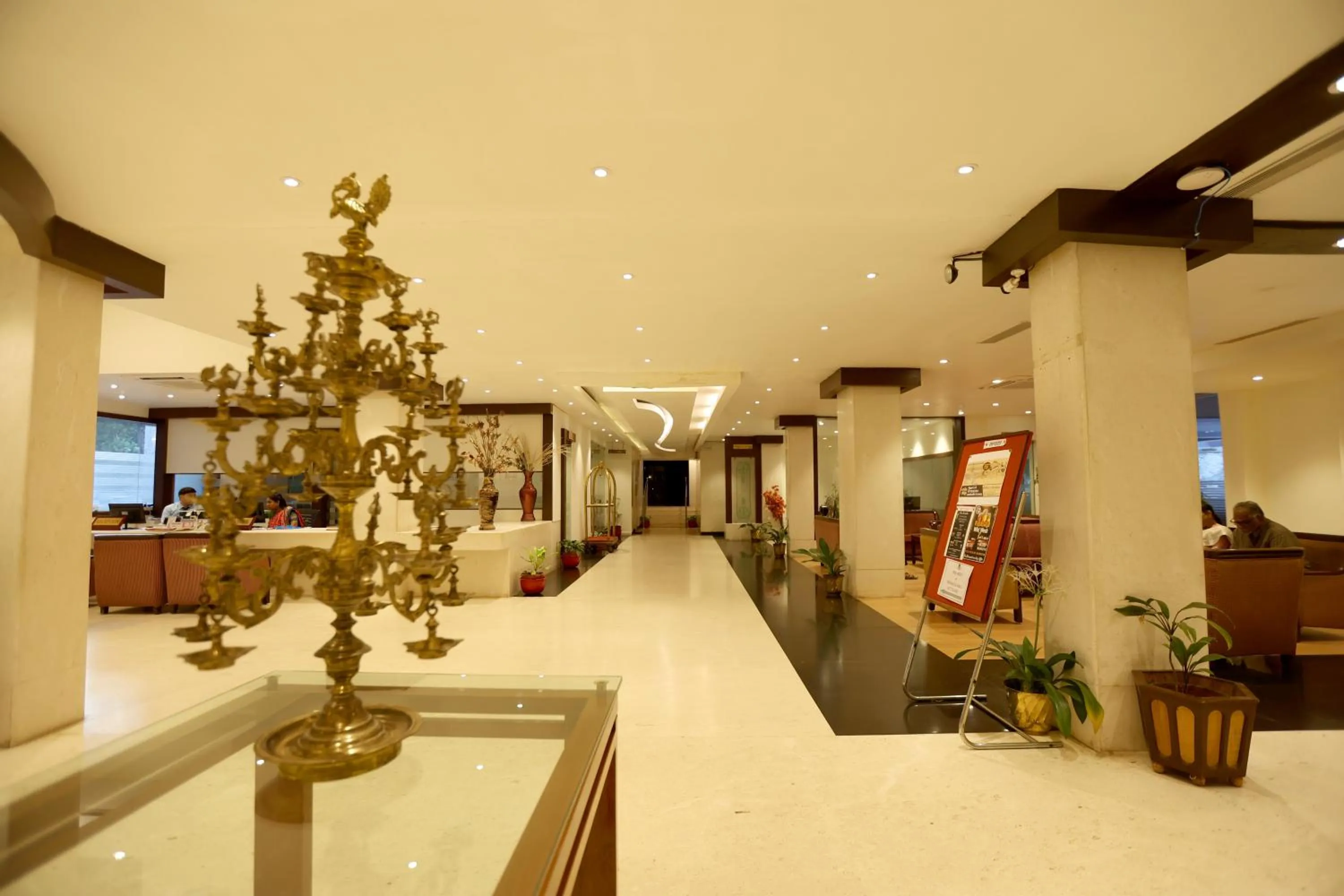 Lobby or reception in Breeze Residency