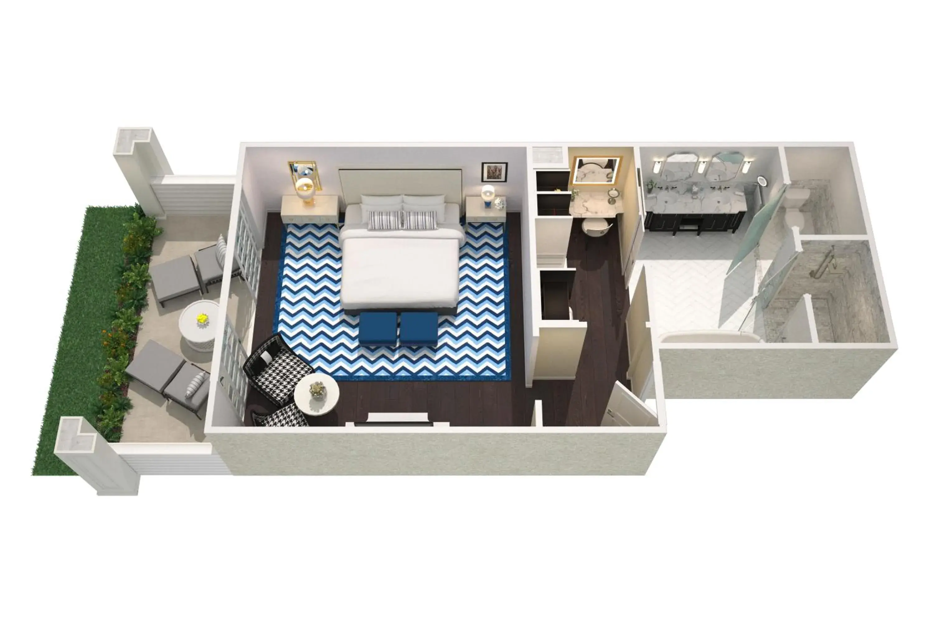 Lanai King in Rosewood Miramar Beach Lanai King in Rosewood Miramar Beach