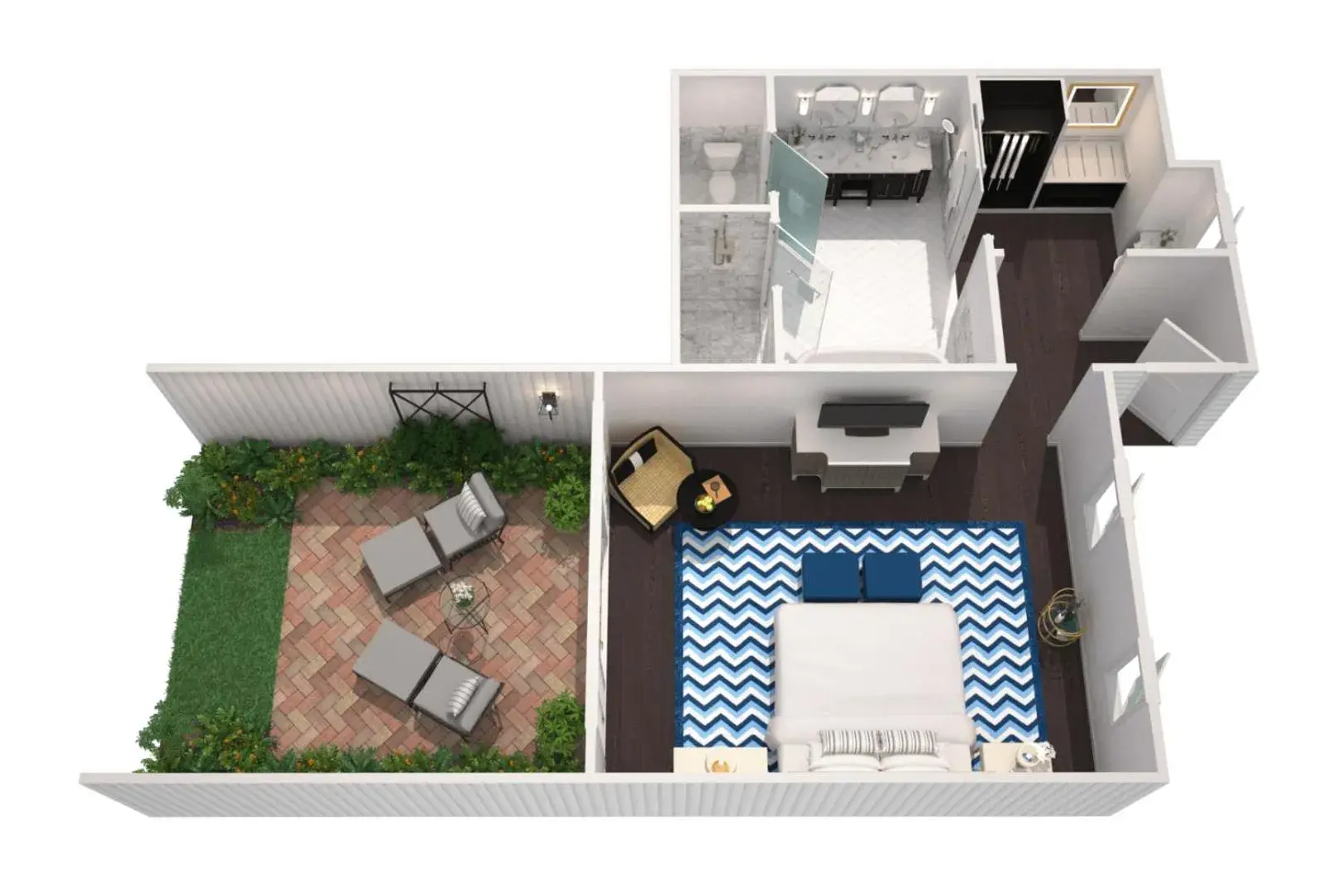 Mobility/Hearing Accessible Garden Bungalow King, ADA Tub in Rosewood Miramar Beach Mobility/Hearing Accessible Garden Bungalow King, ADA Tub in Rosewood Miramar Beach