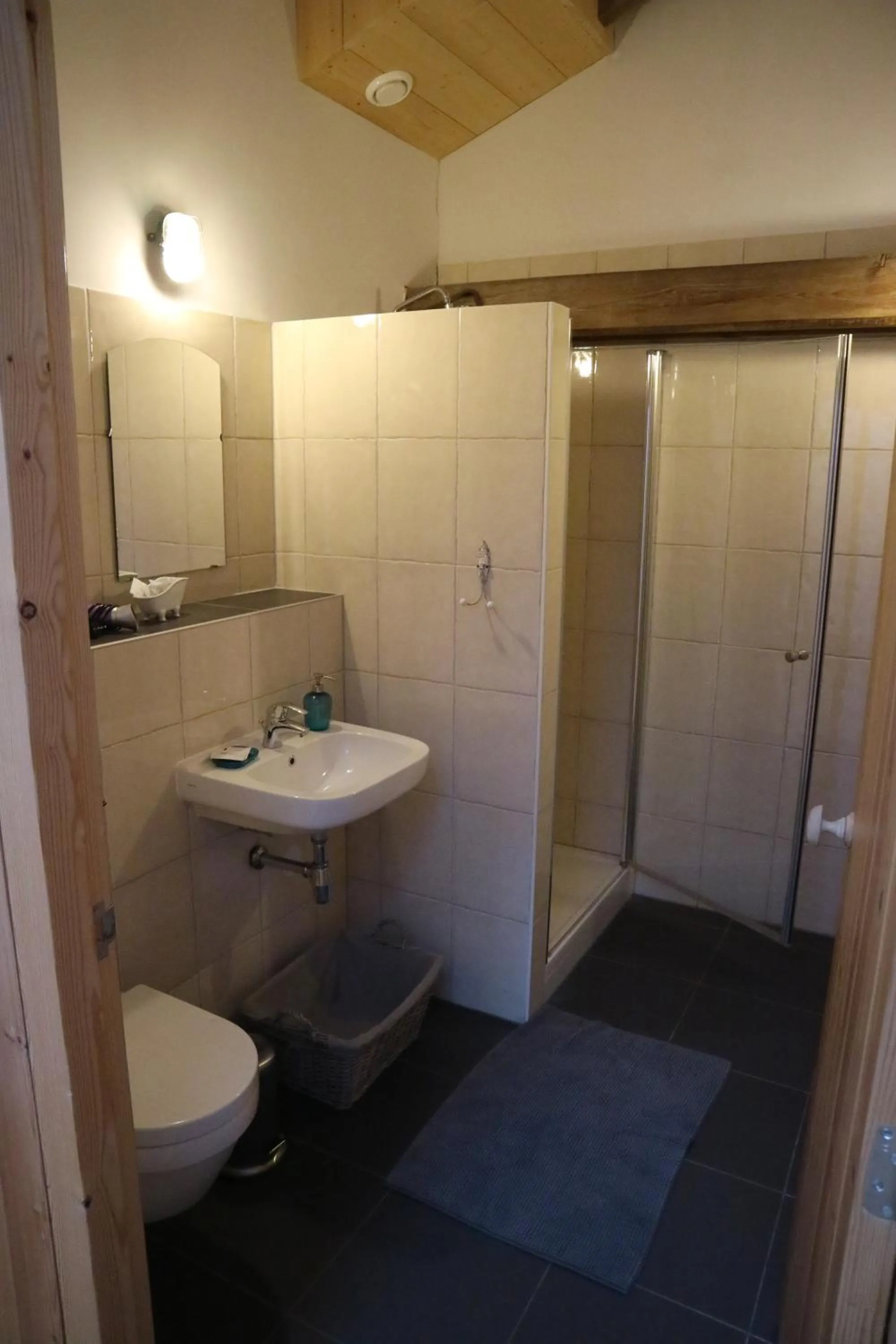 Shower in Erfgoed & Logies Den Heijkant