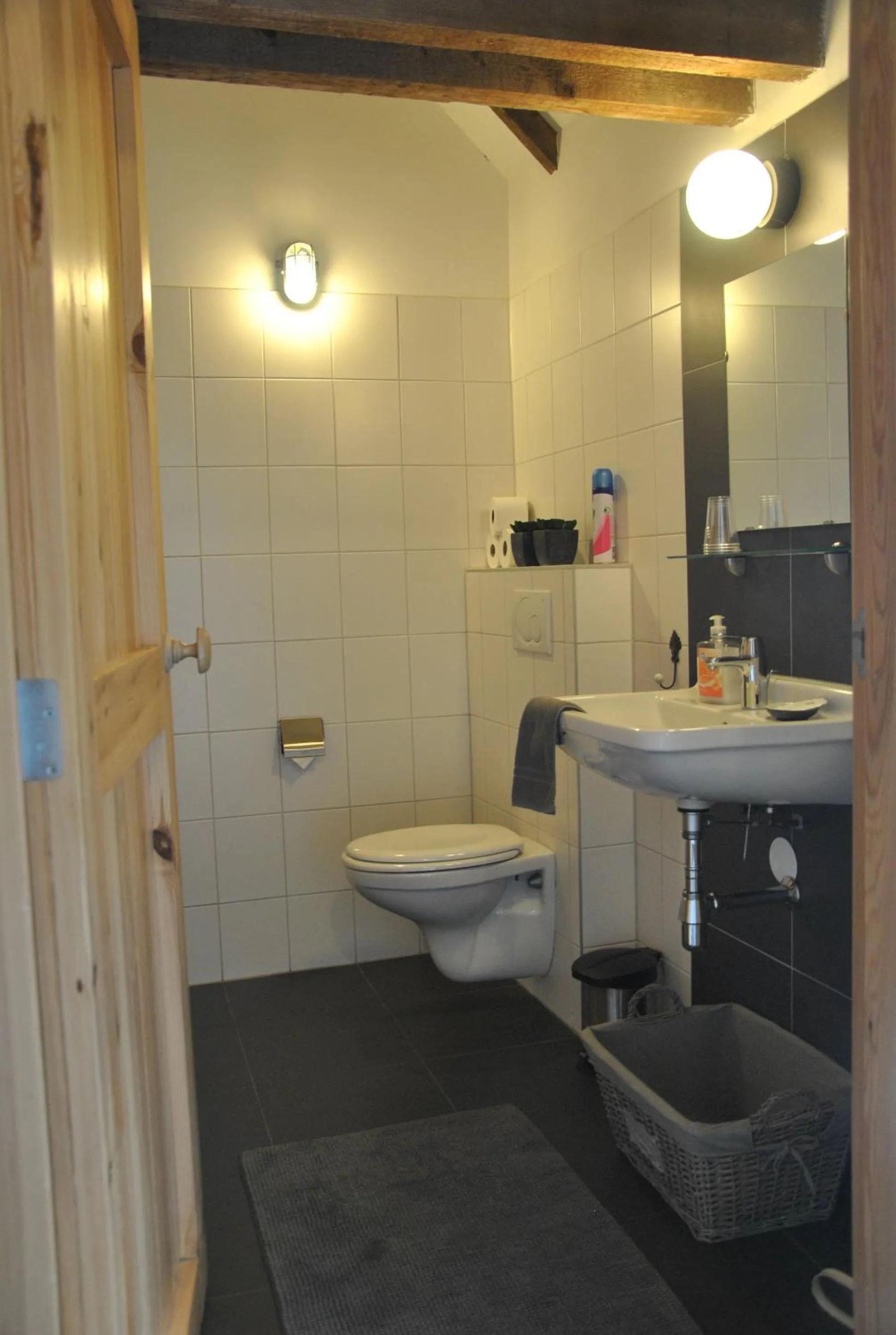 Toilet in Erfgoed & Logies Den Heijkant