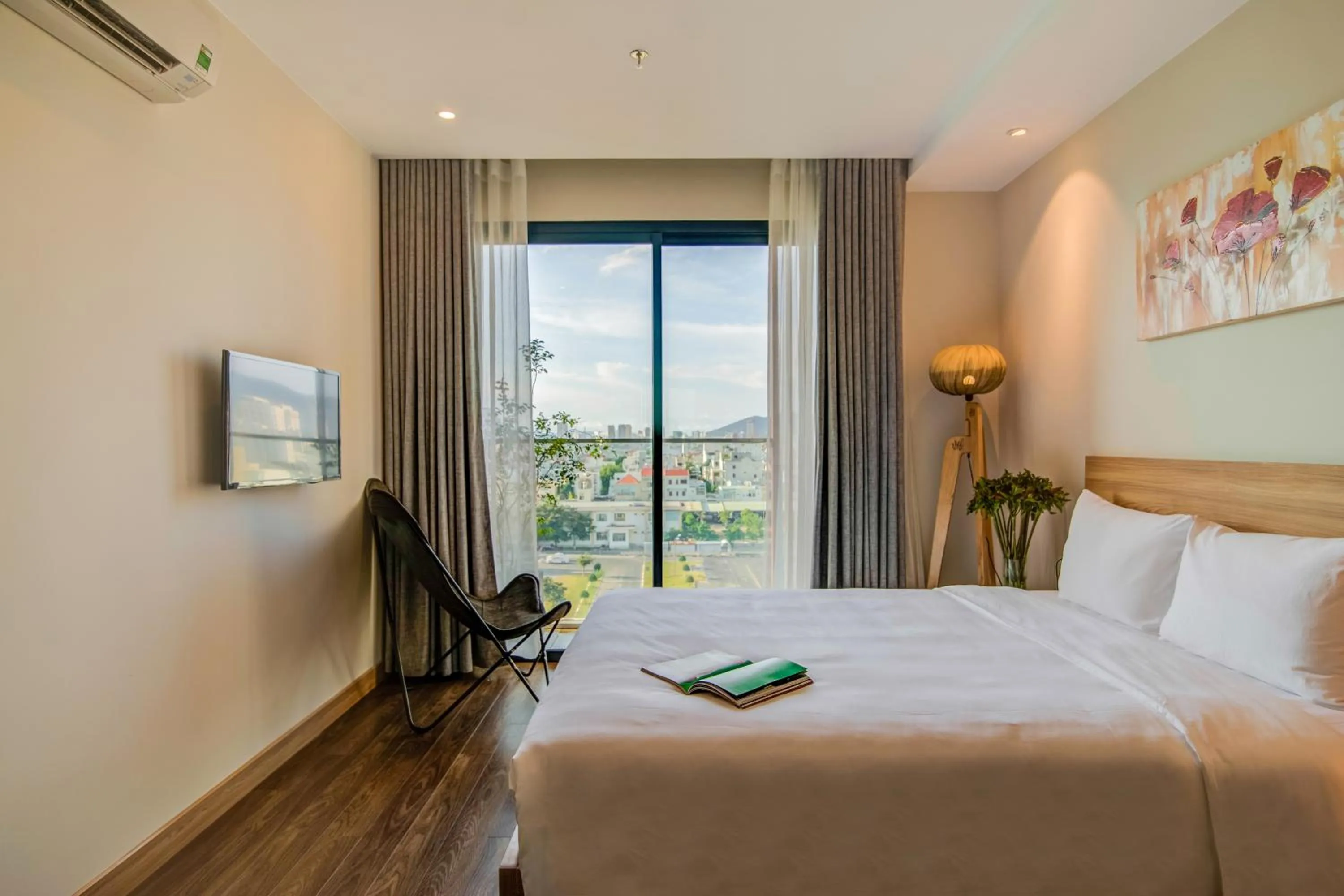 Bed in Moon Hotel and Apartment Da Nang