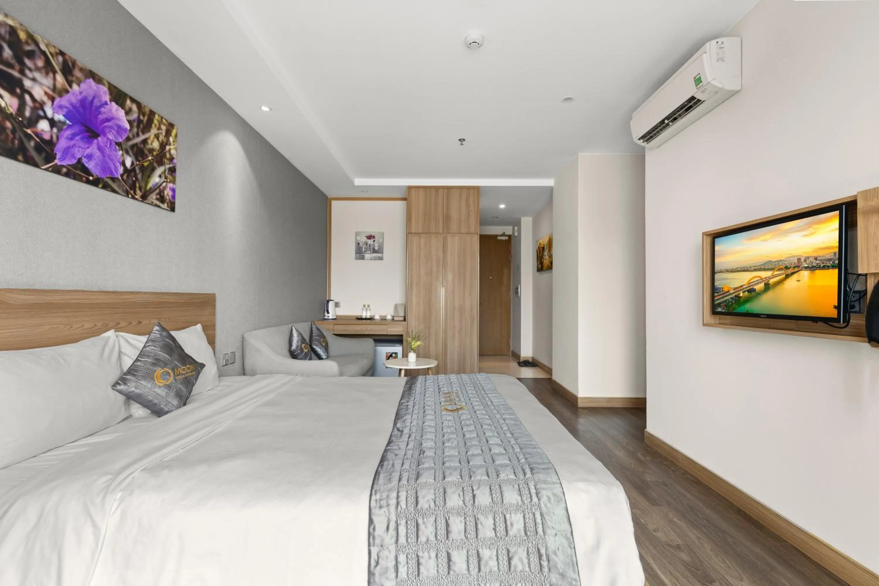 Bed in Moon Hotel and Apartment Da Nang