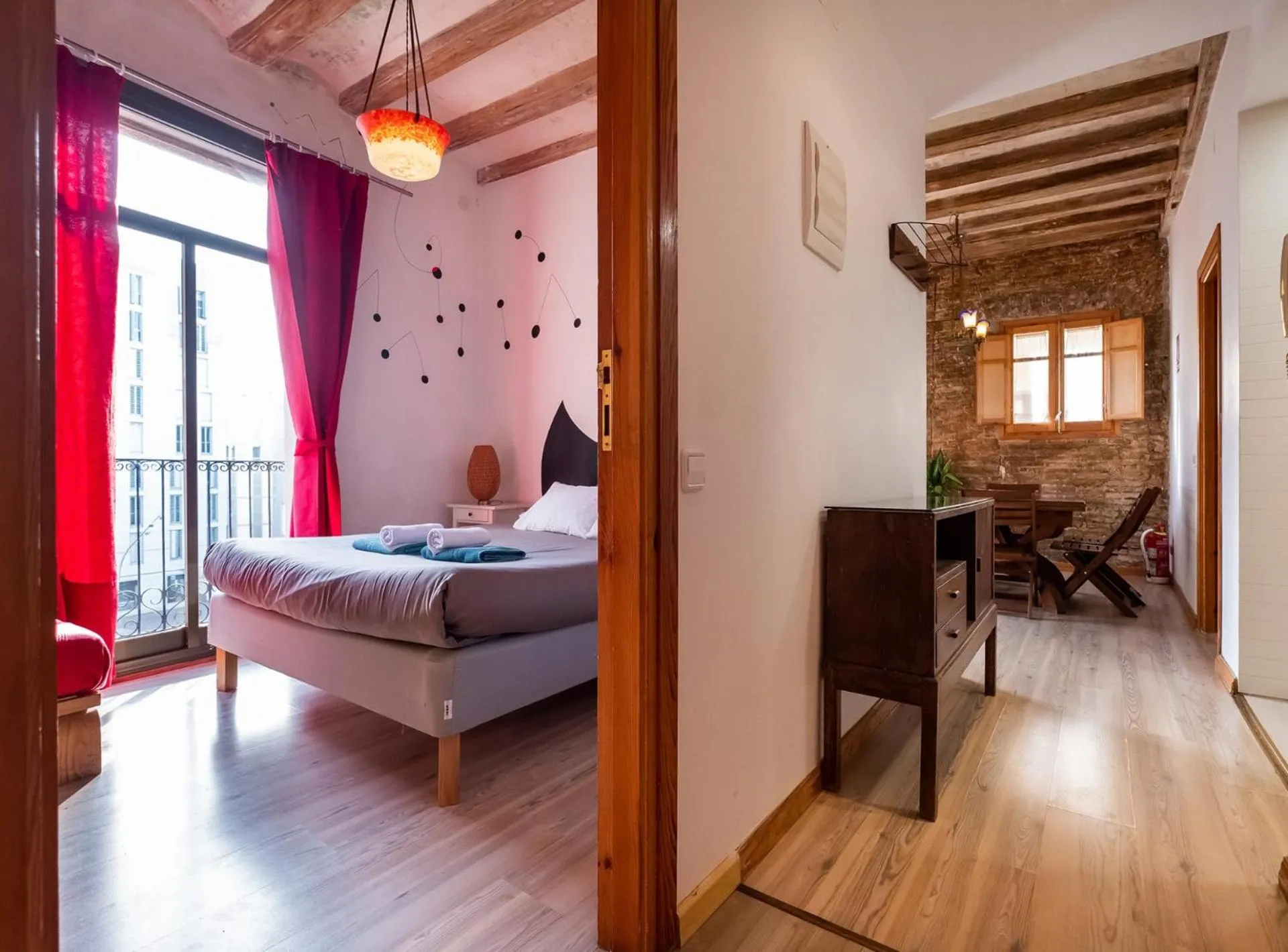 Bed in Apartamentos El Pintor