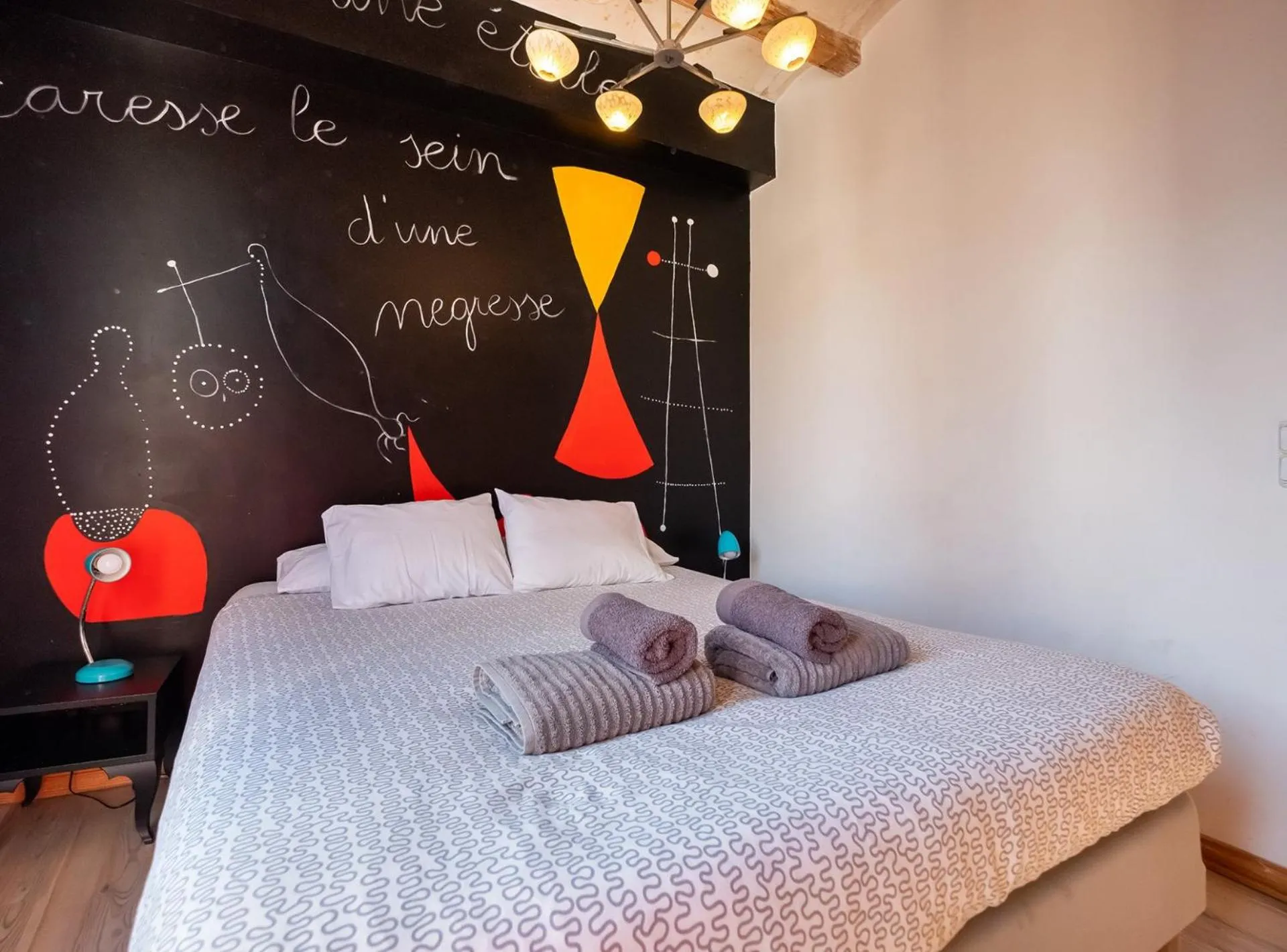 Bed in Apartamentos El Pintor