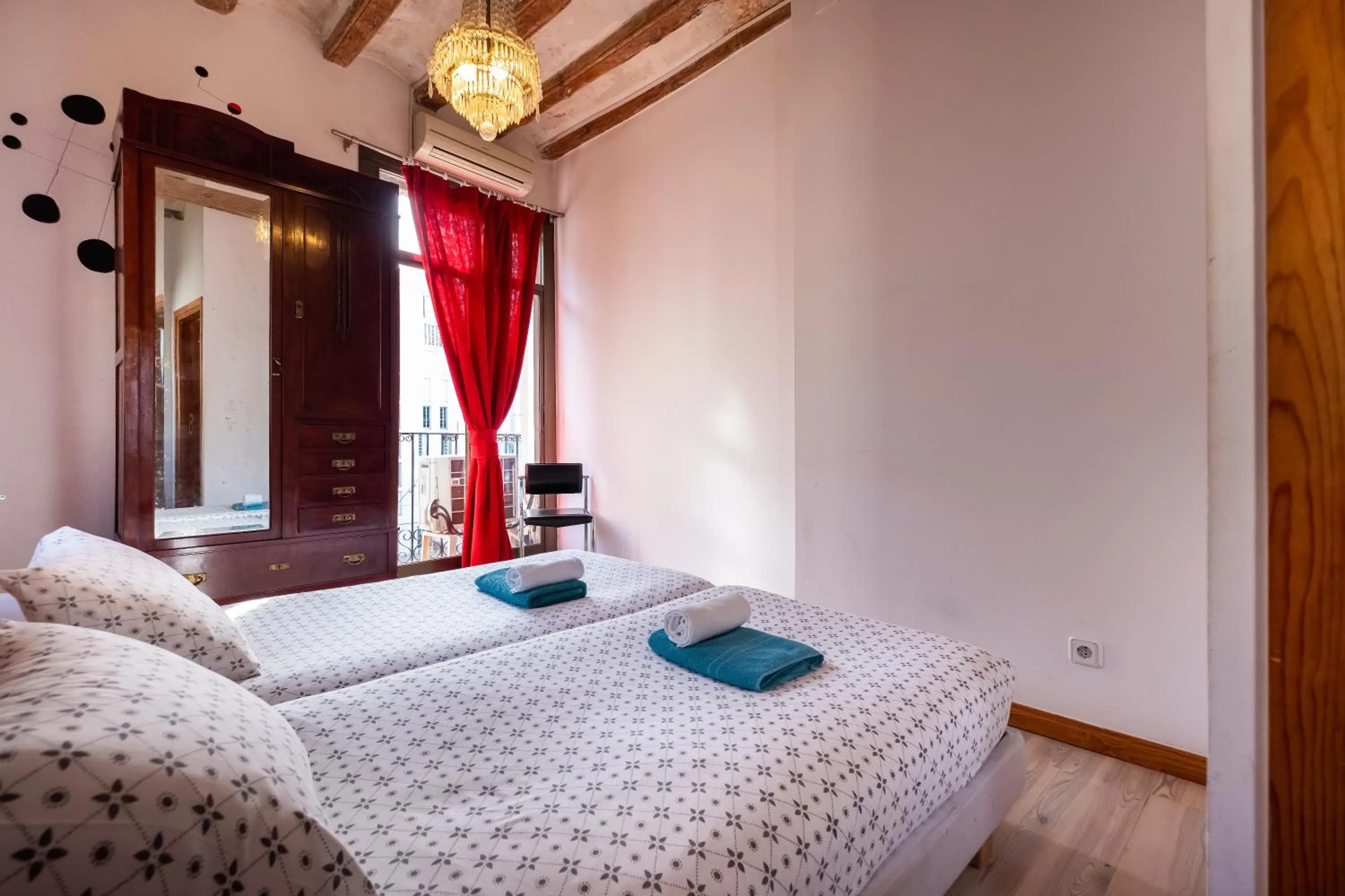 Bed in Apartamentos El Pintor