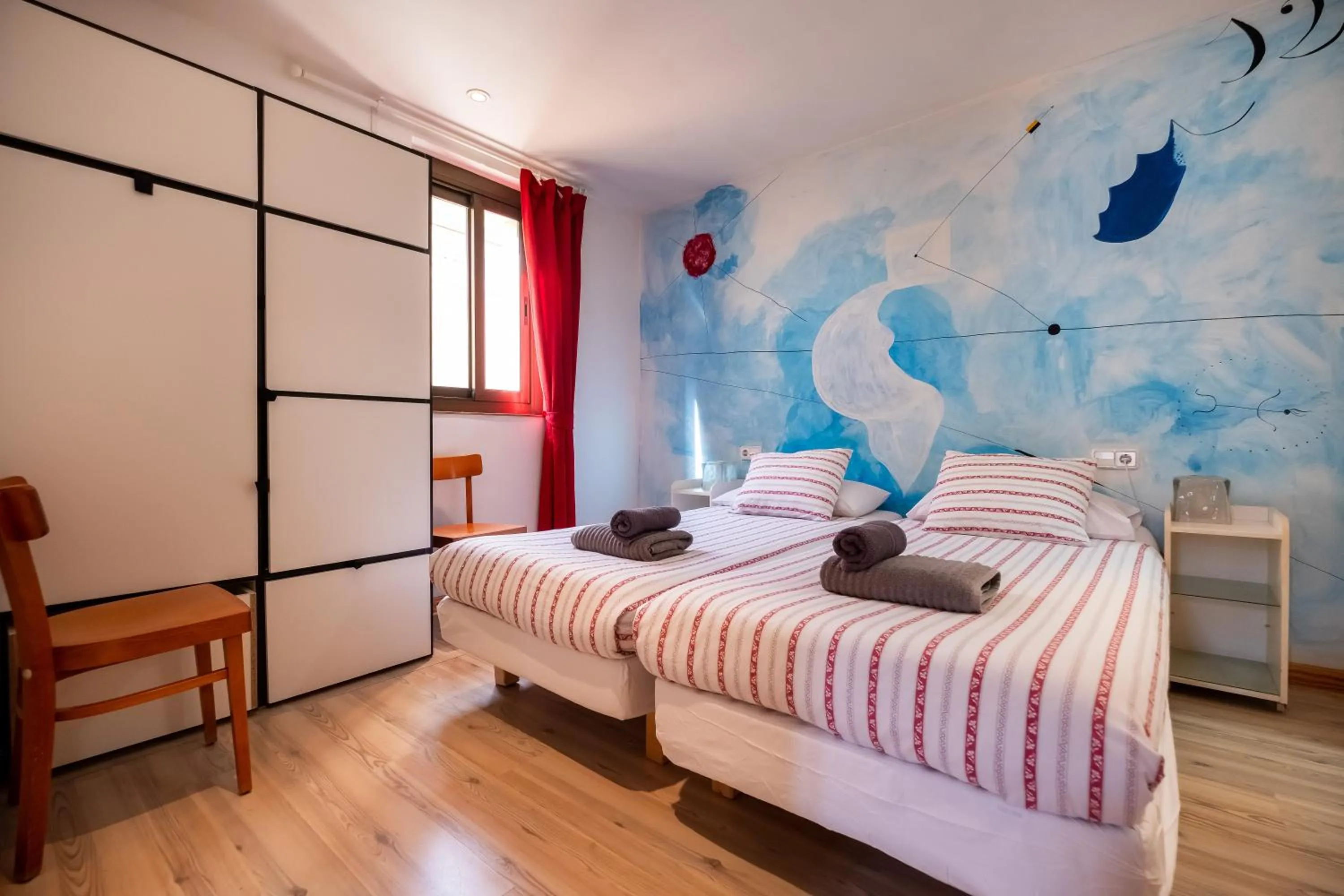 Bed in Apartamentos El Pintor