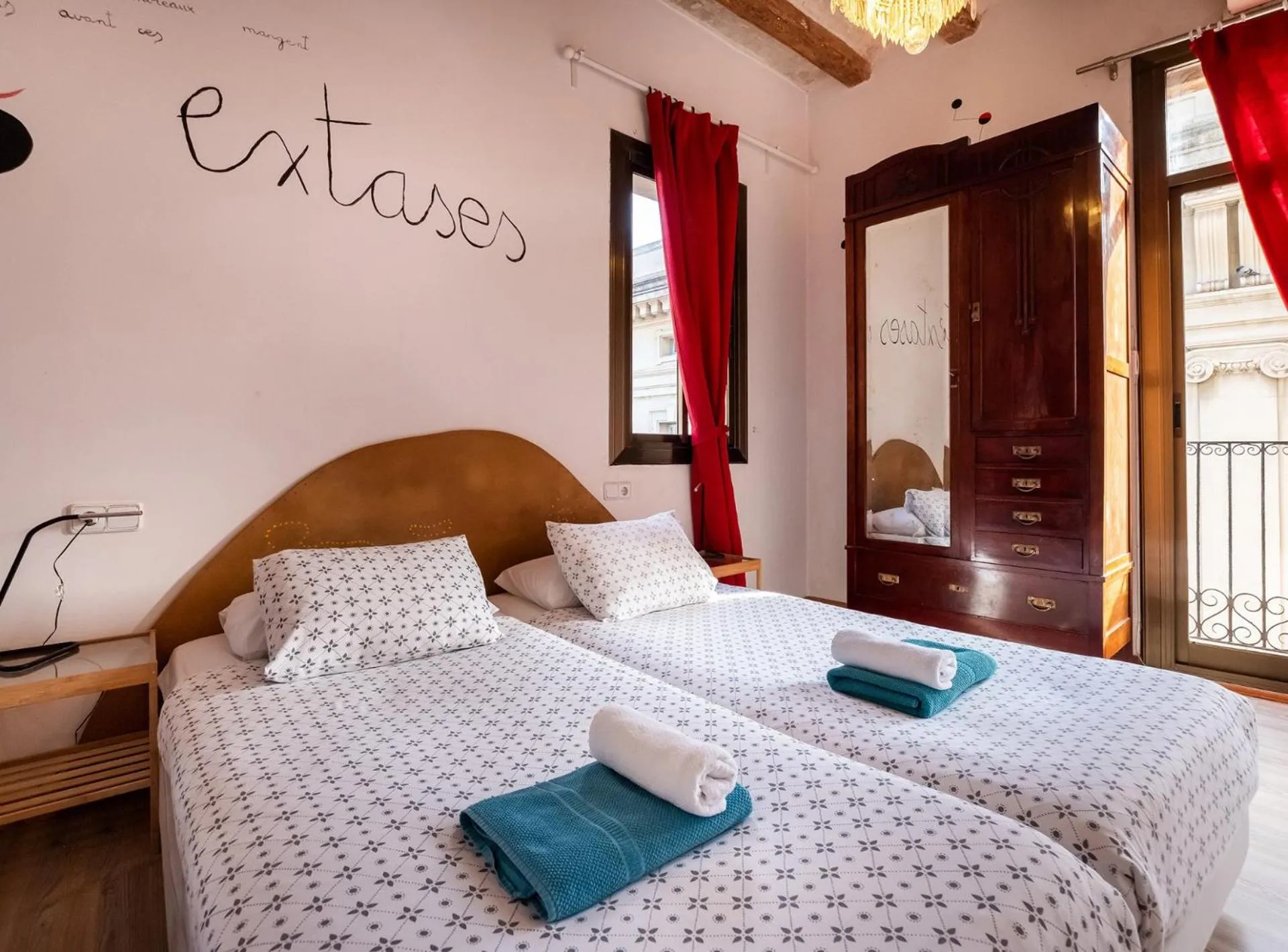 Bed in Apartamentos El Pintor