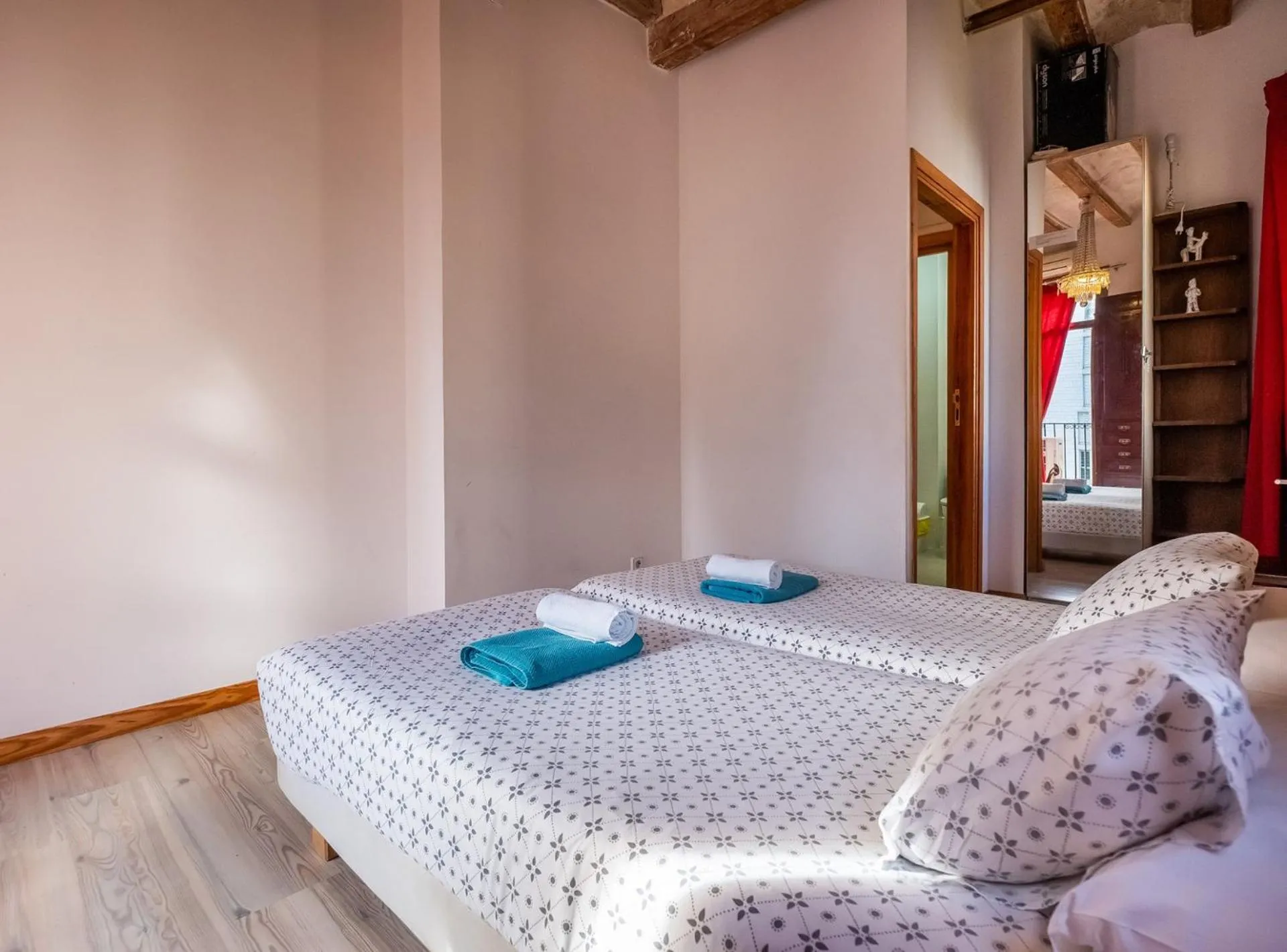 Bed in Apartamentos El Pintor