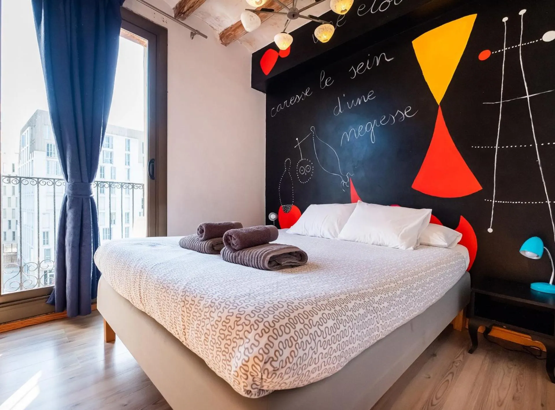 Bed in Apartamentos El Pintor