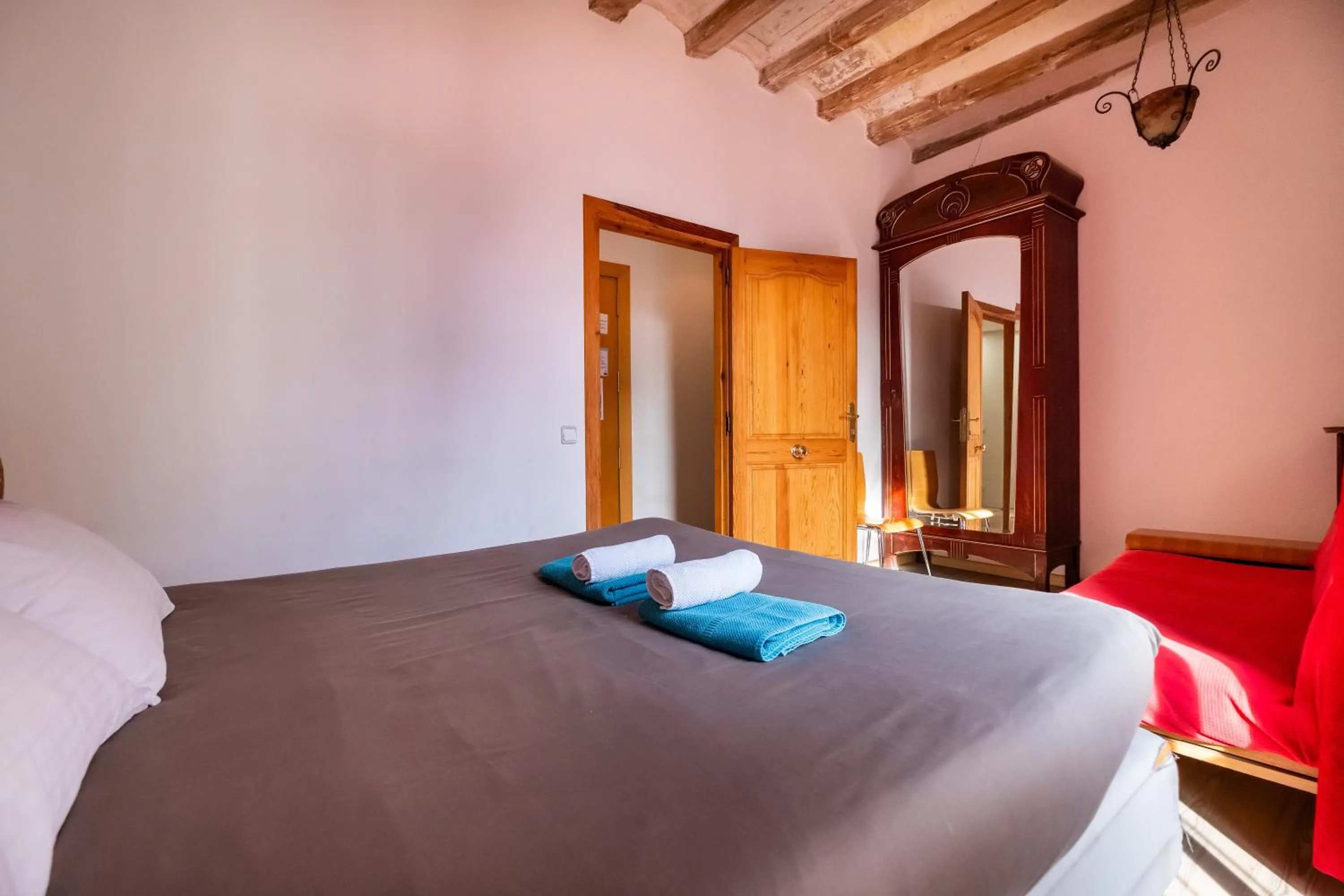 Bed in Apartamentos El Pintor