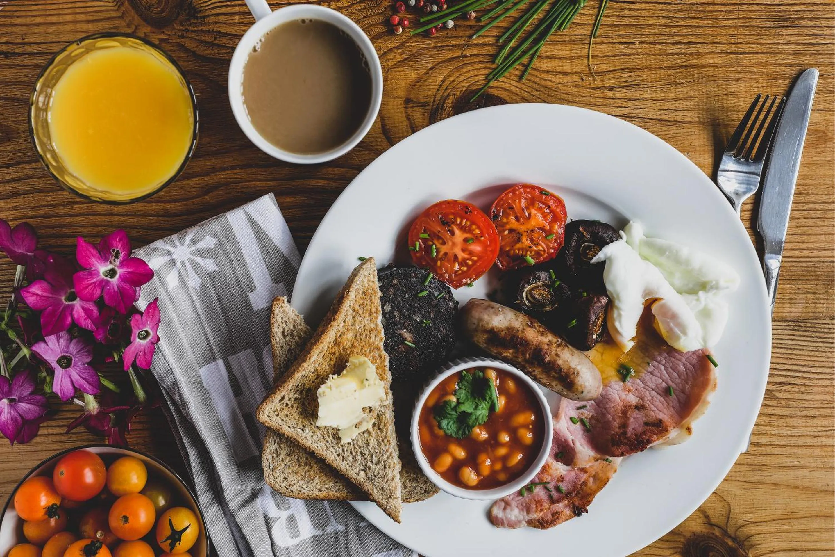 English/Irish breakfast in Old Beams Bed & Breakfast
