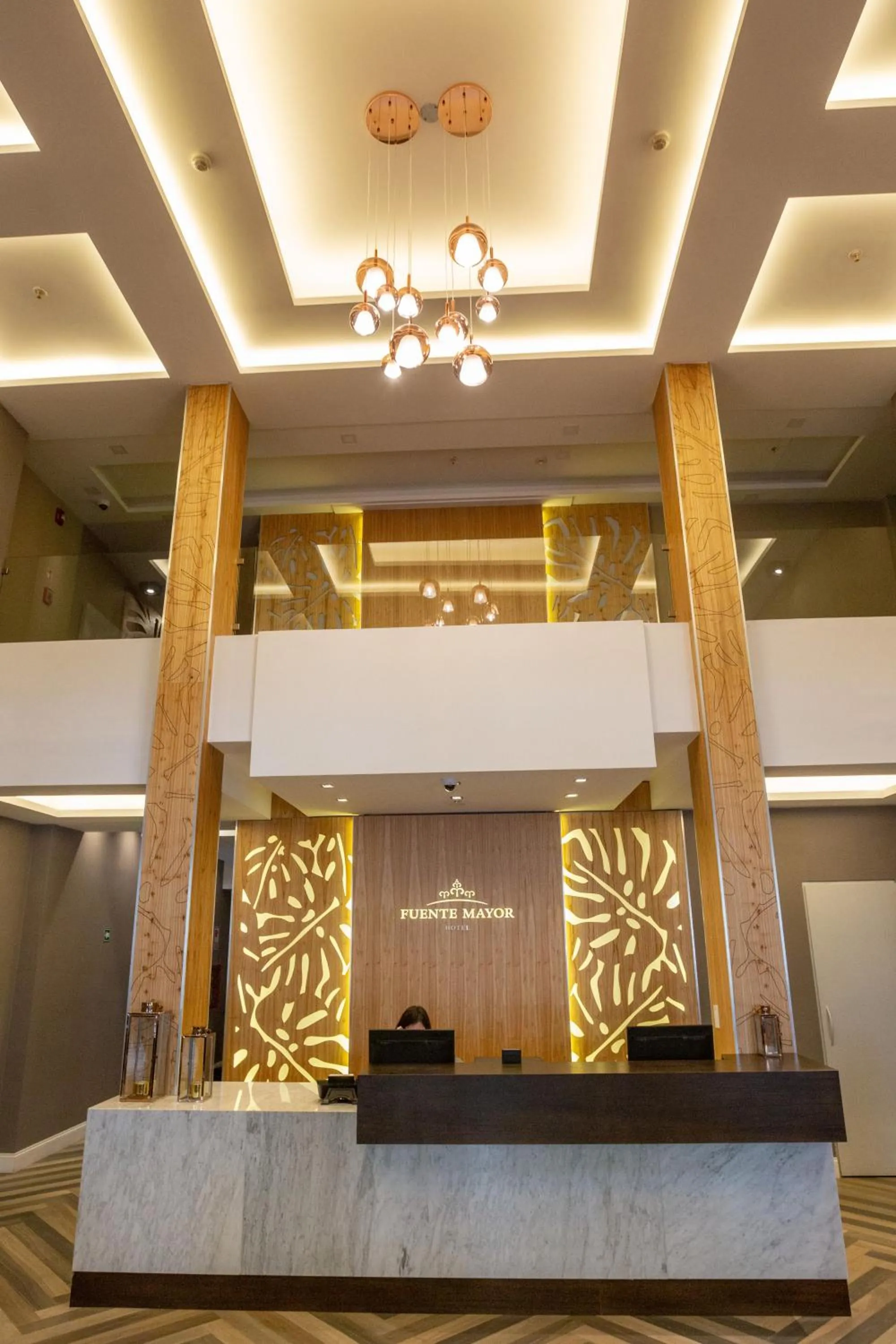 Lobby or reception in Fuente Mayor Hotel Centro