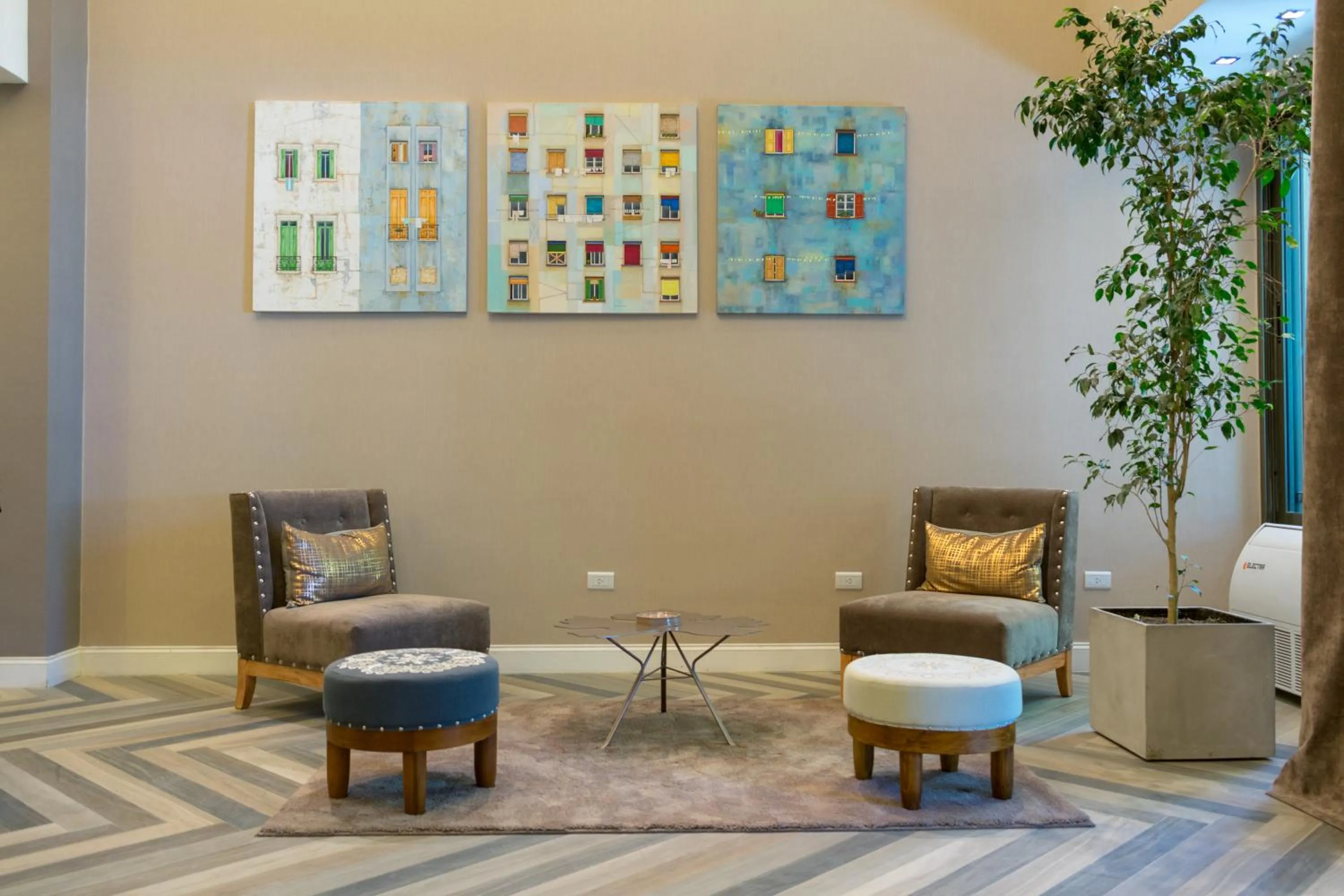 Lobby or reception in Fuente Mayor Hotel Centro