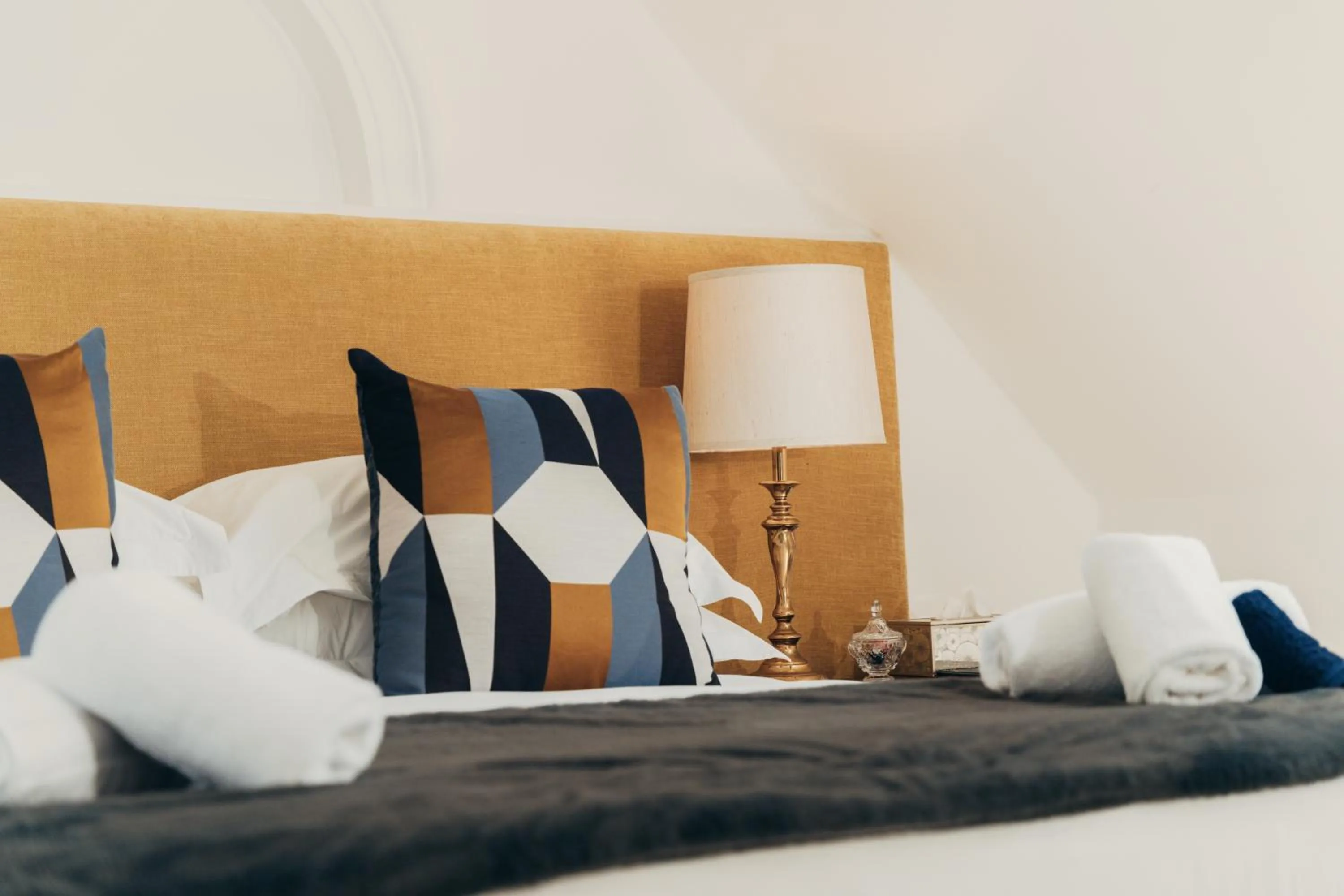 Bed in Les Chambres Guest House