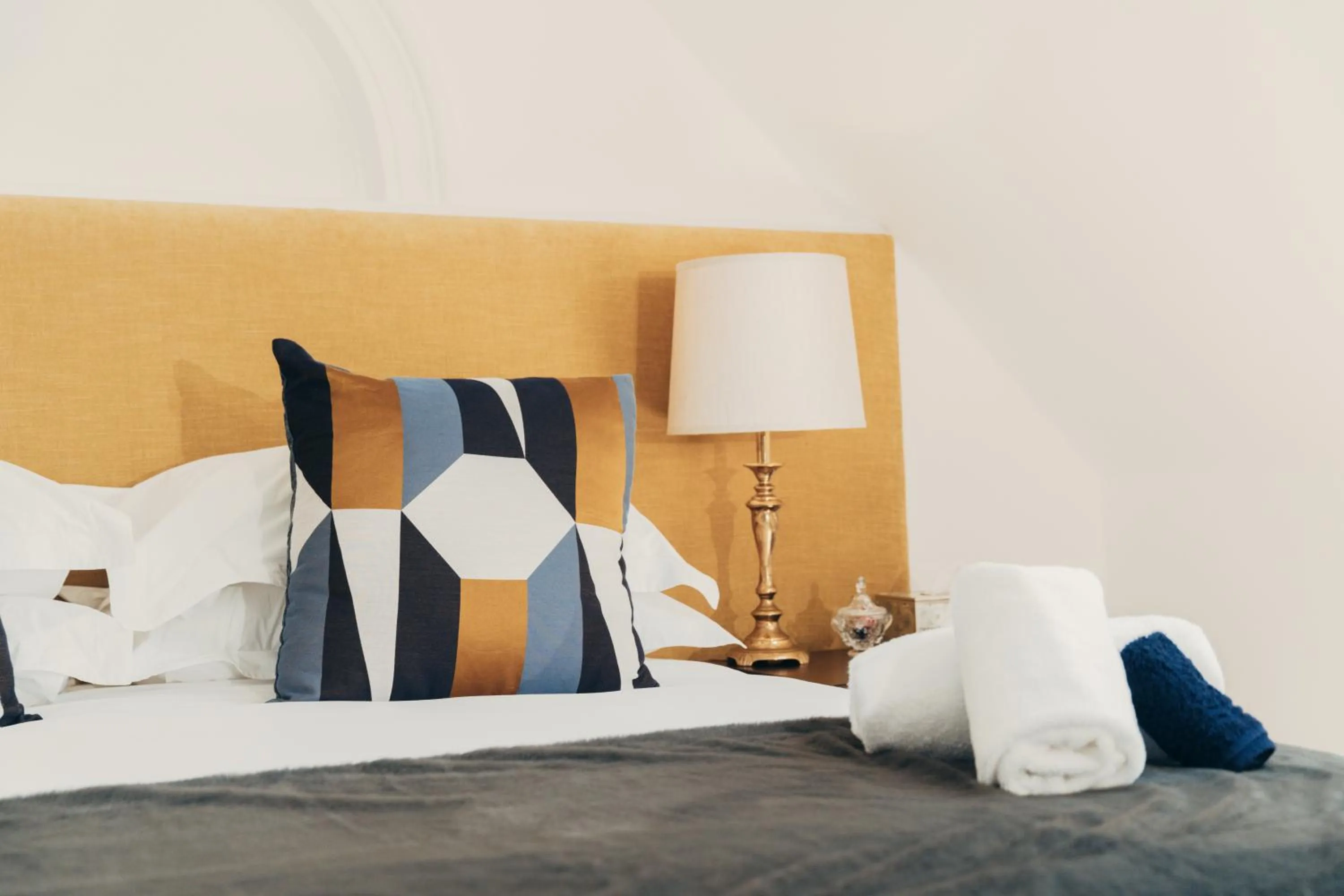 Bed in Les Chambres Guest House