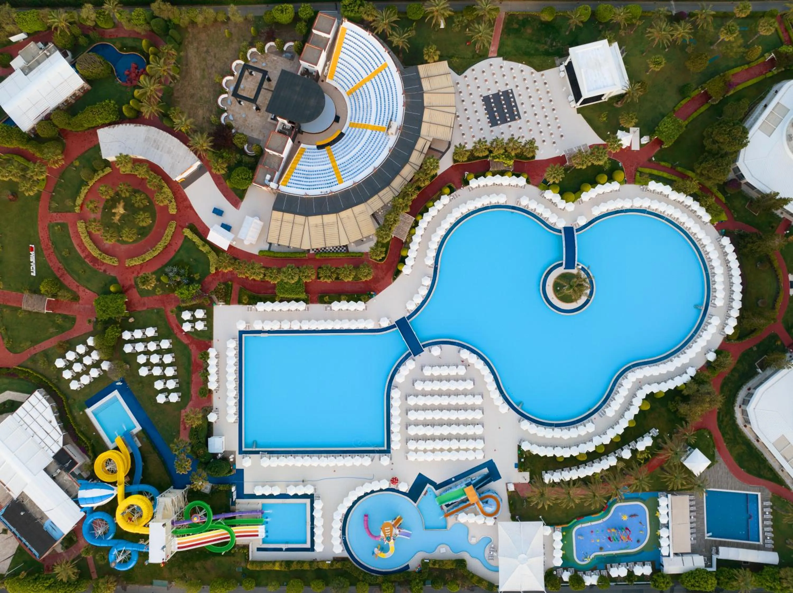 Bird's eye view in Miracle Resort Hotel