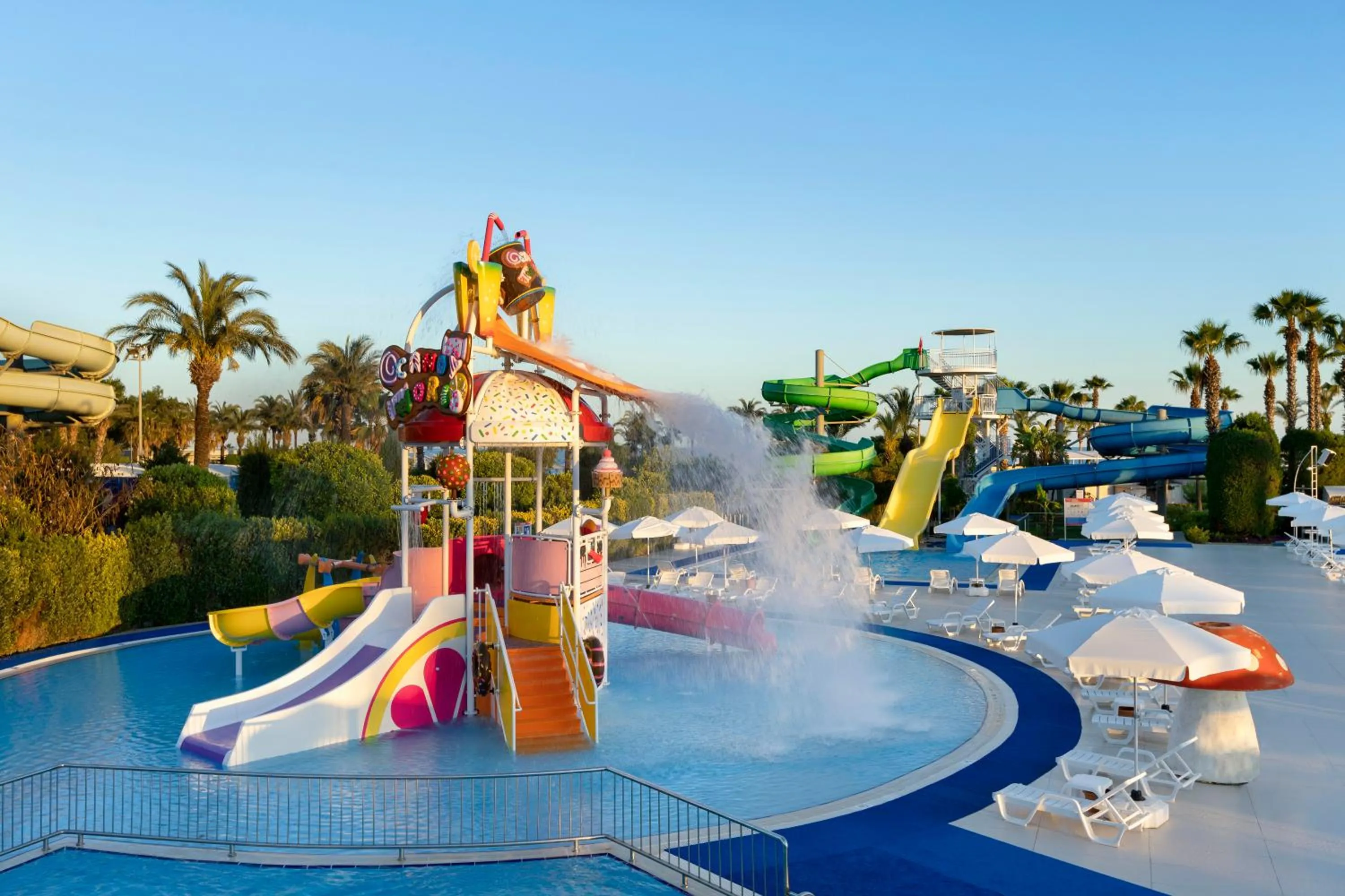 Aqua park in Miracle Resort Hotel