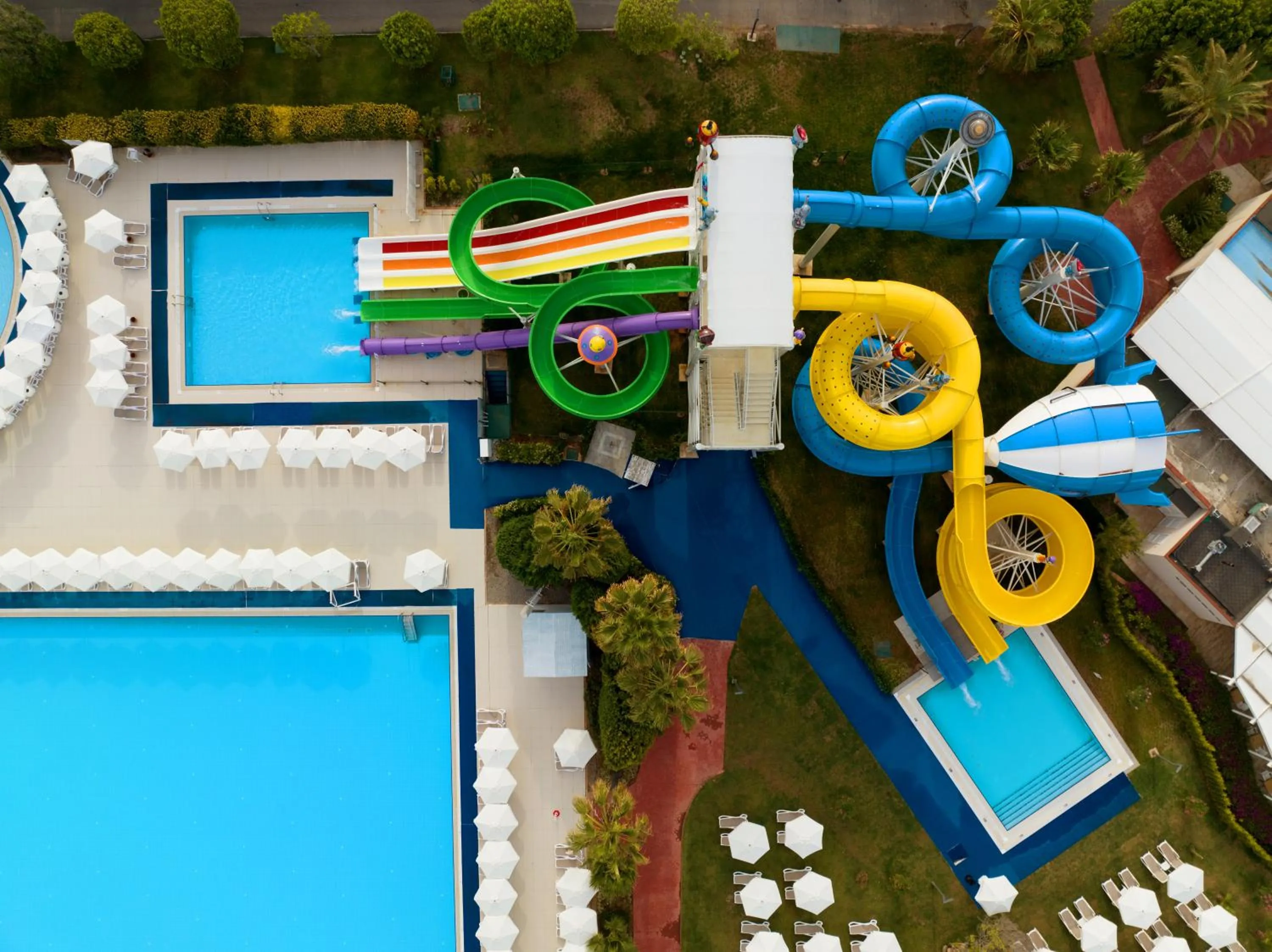 Aqua park in Miracle Resort Hotel