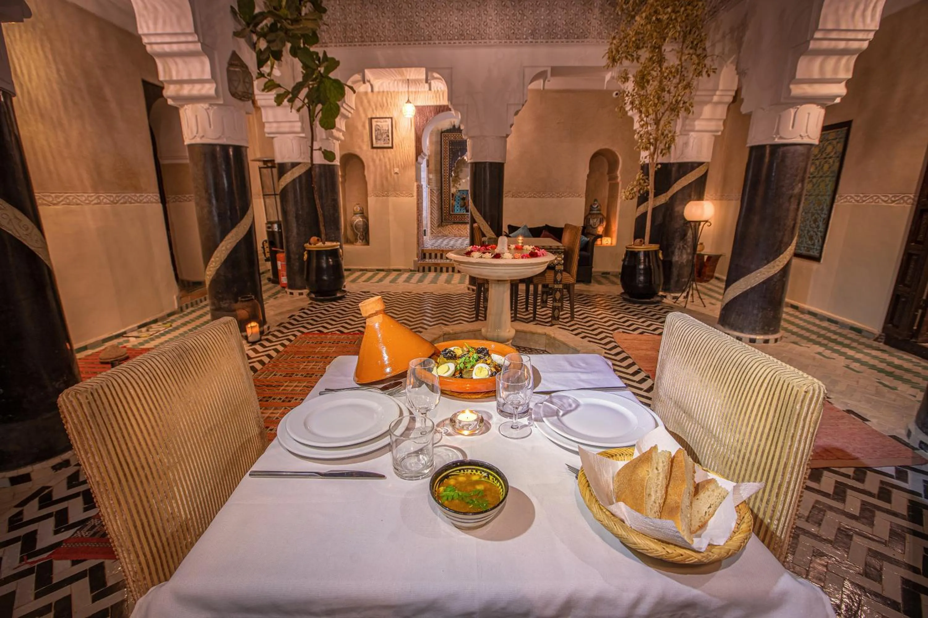 Patio in Riad Ben Tachfine