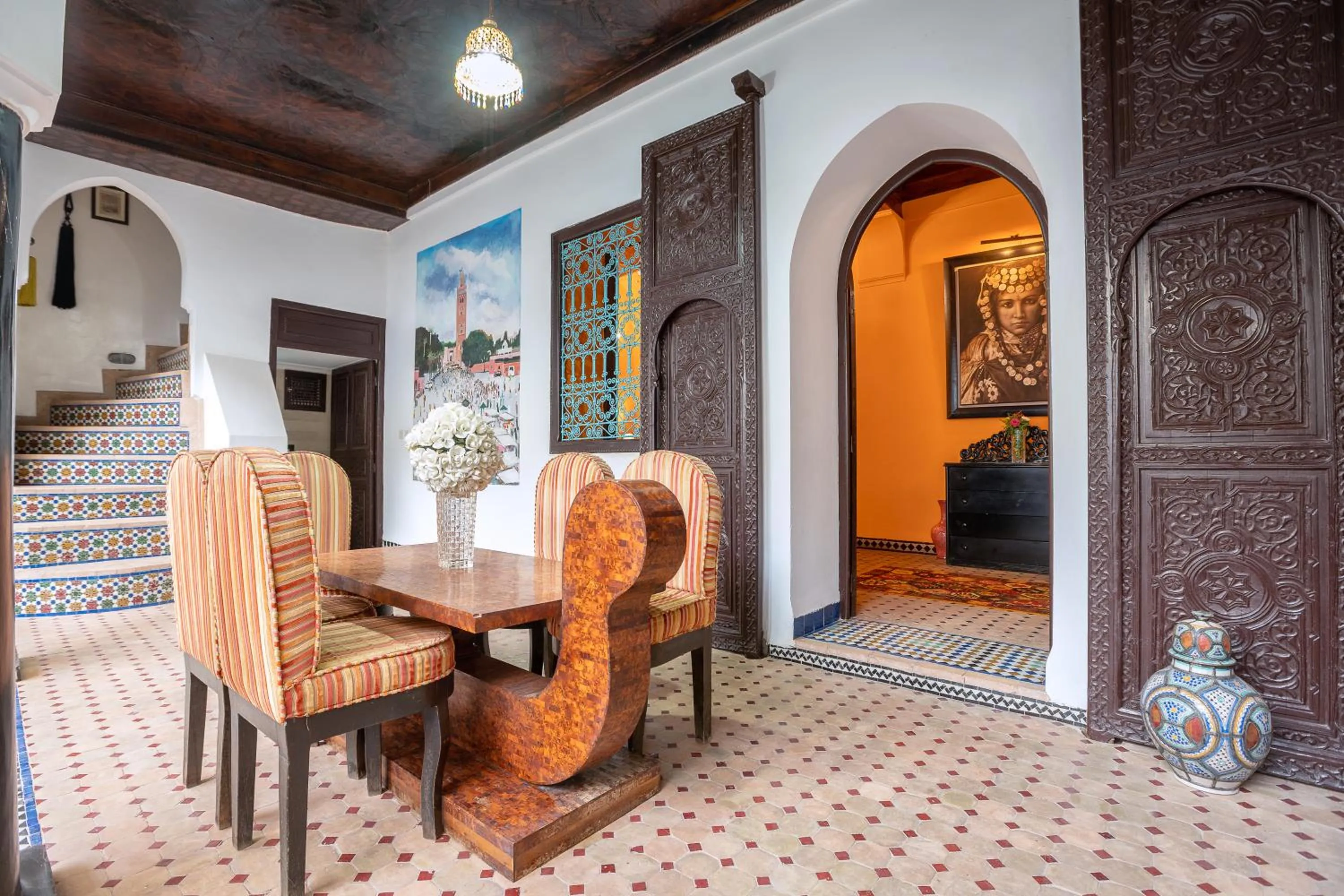 Balcony/Terrace in Riad Ben Tachfine
