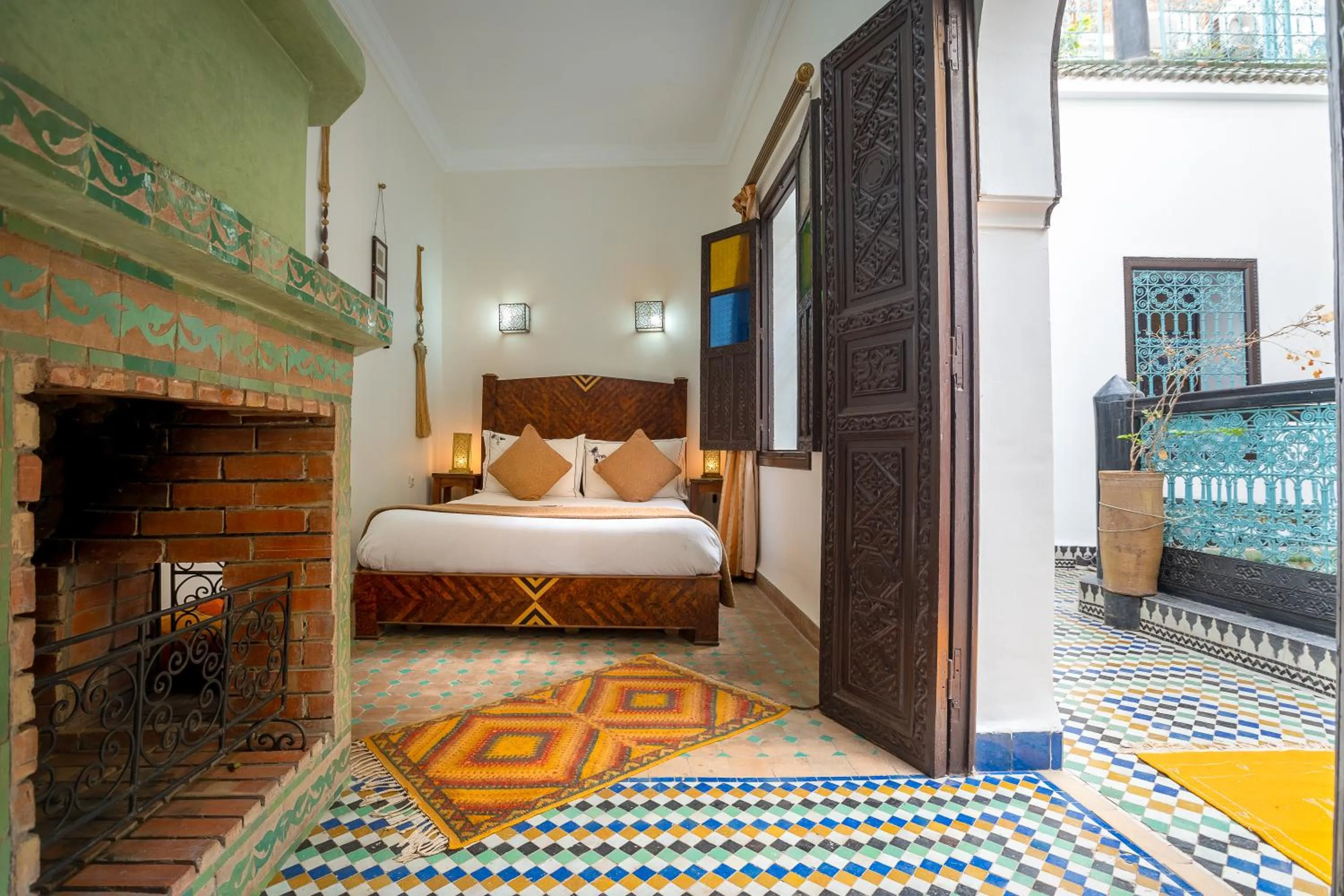 Bedroom, Bed in Riad Ben Tachfine