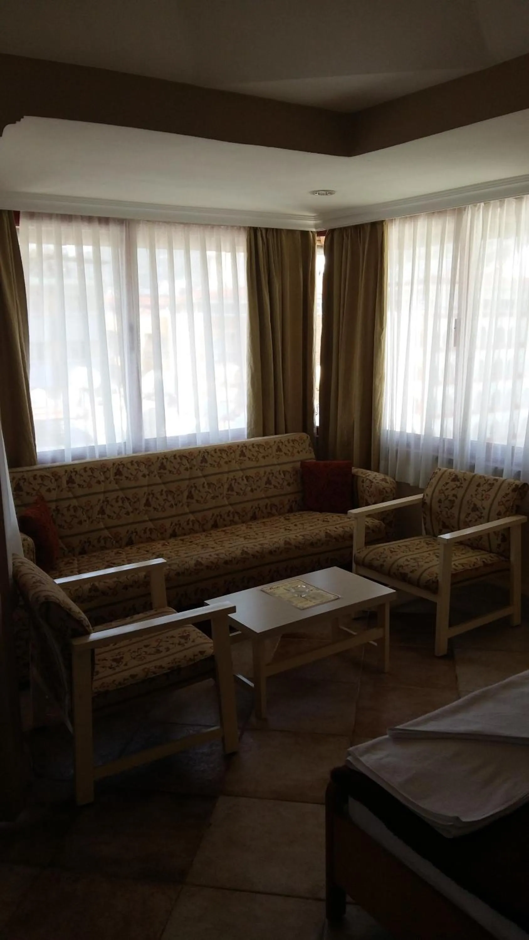 Seating area in Musti Apart Hotel