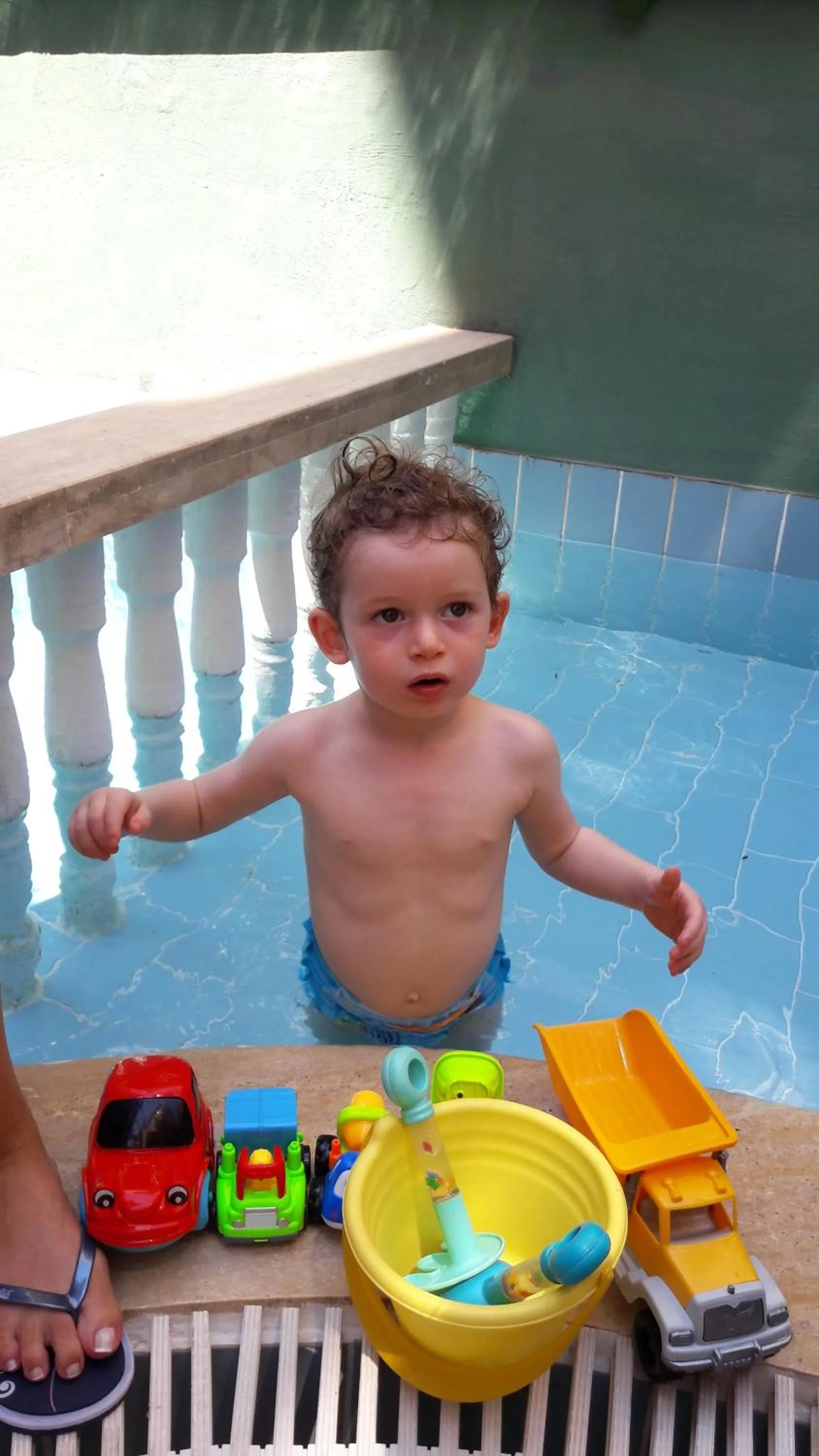 Pool view in Musti Apart Hotel