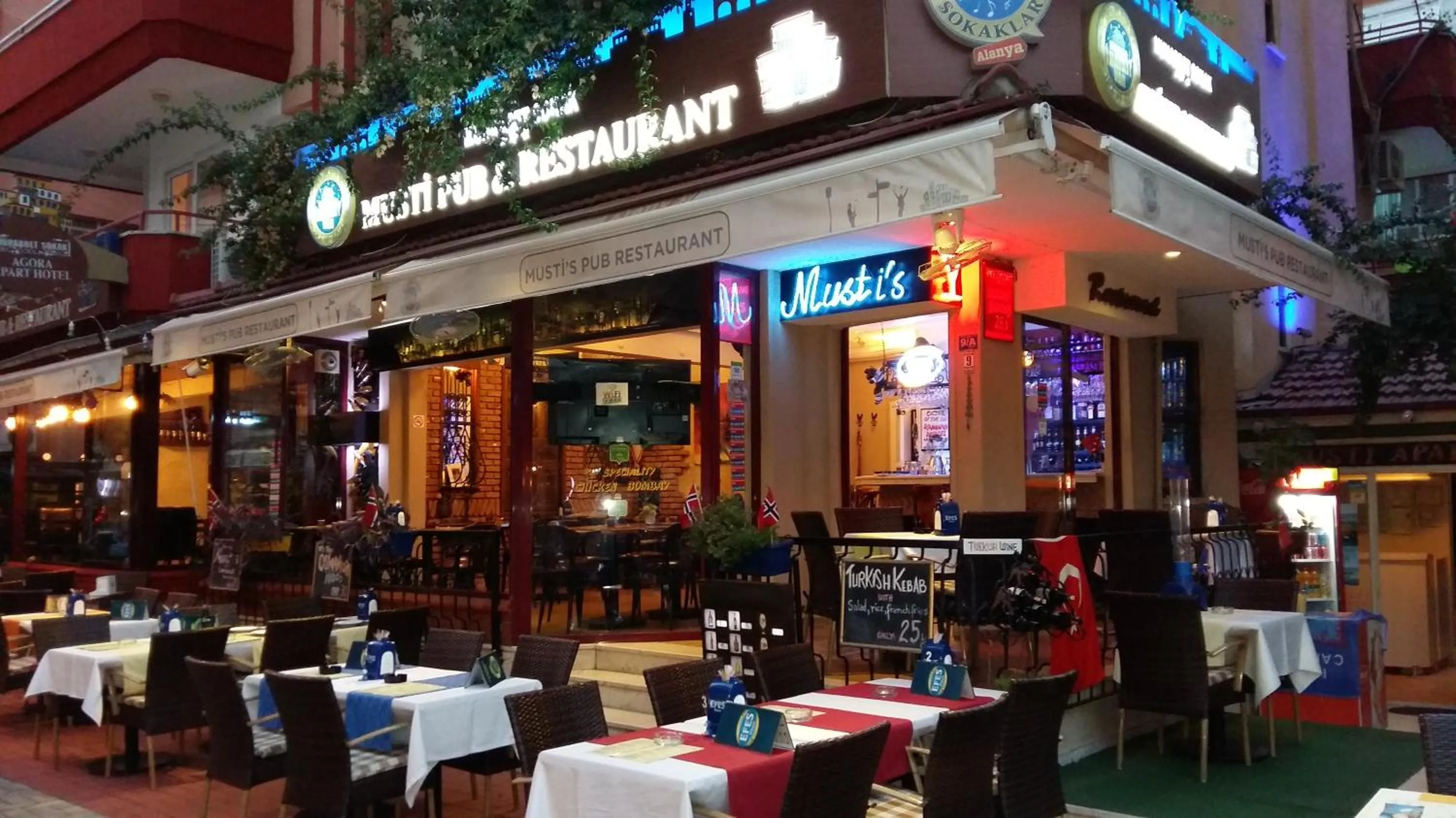 Restaurant/places to eat in Musti Apart Hotel